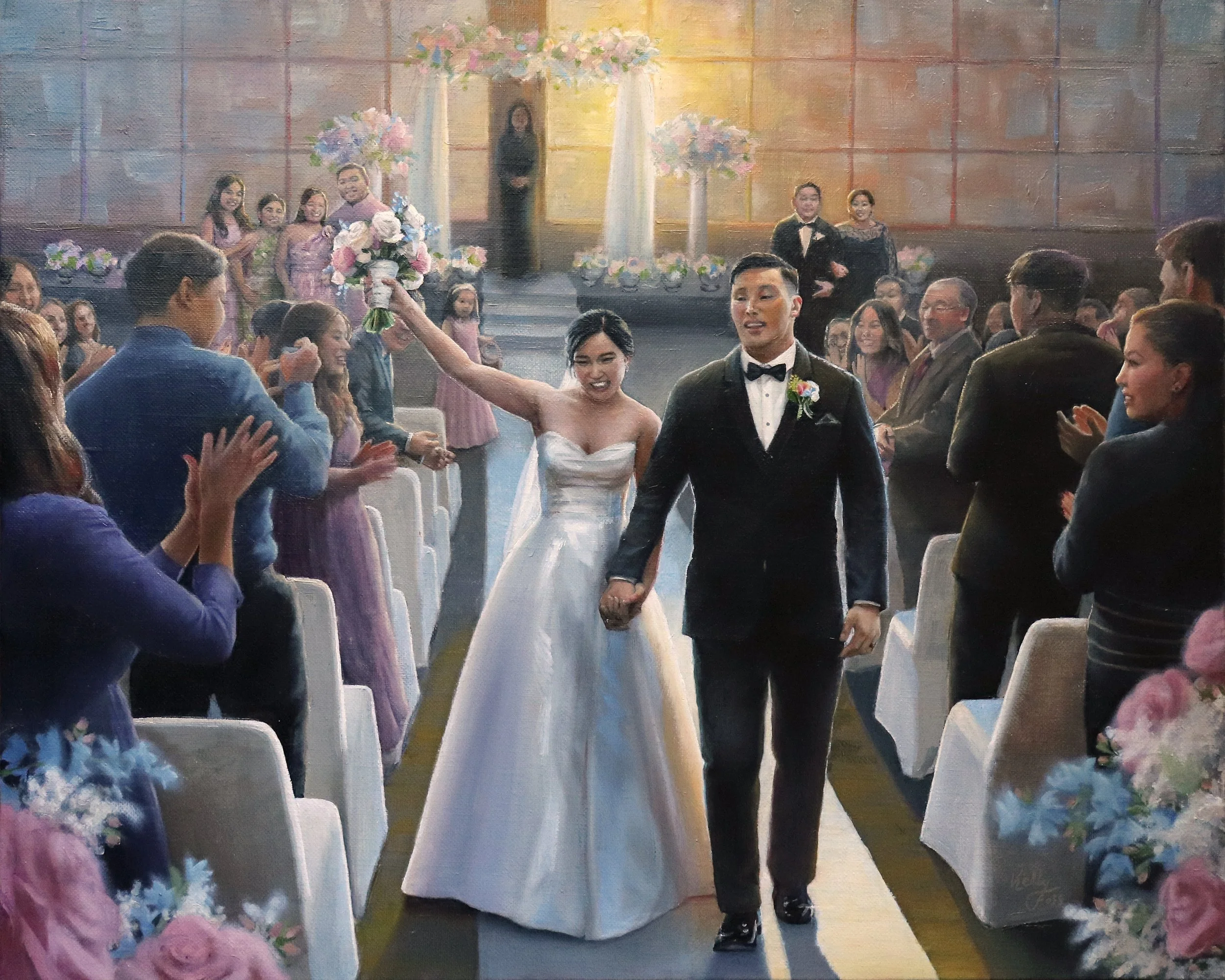 Jesse and Phoenix wedding 16x20 oil painting.jpg