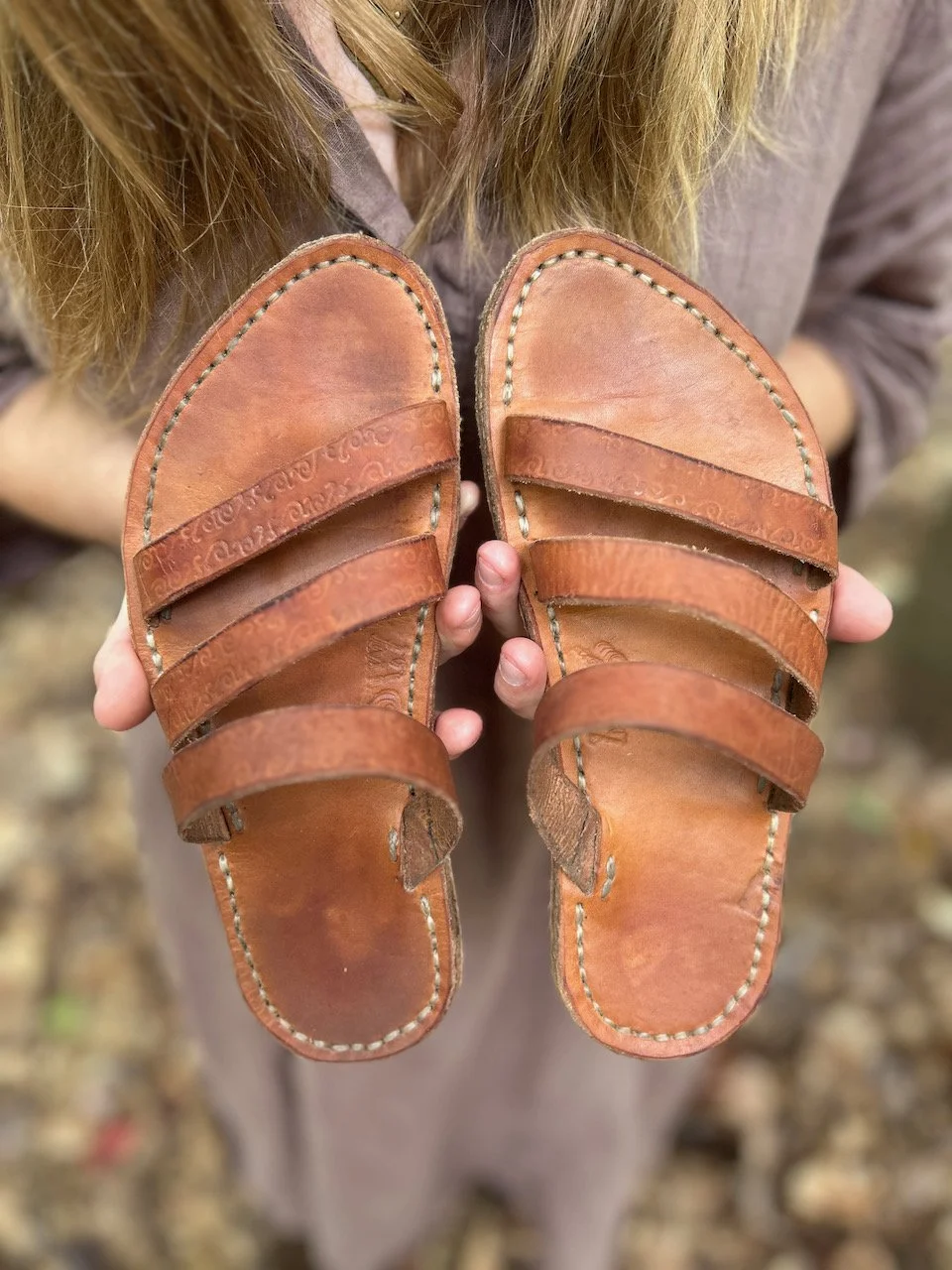 Sarah West artist handmade leather sandals.jpeg