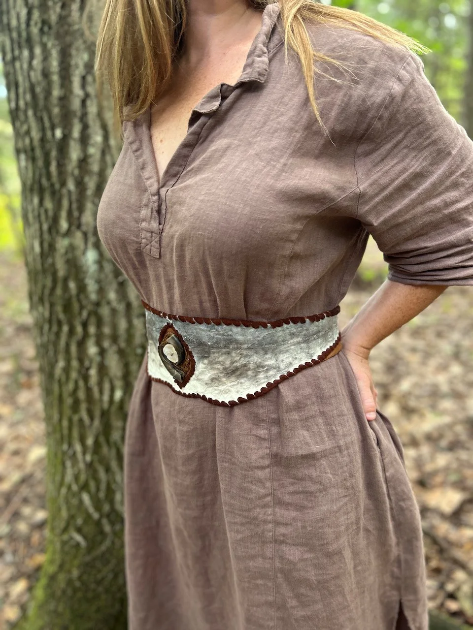 Sarah West artist fishskin belt handcrafted.jpeg