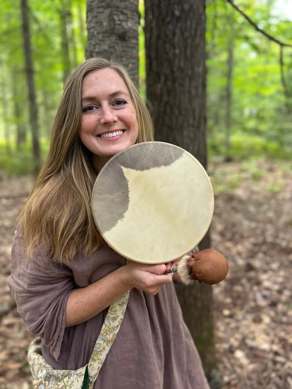 Sarah West artist sheepskin drum 2.jpeg