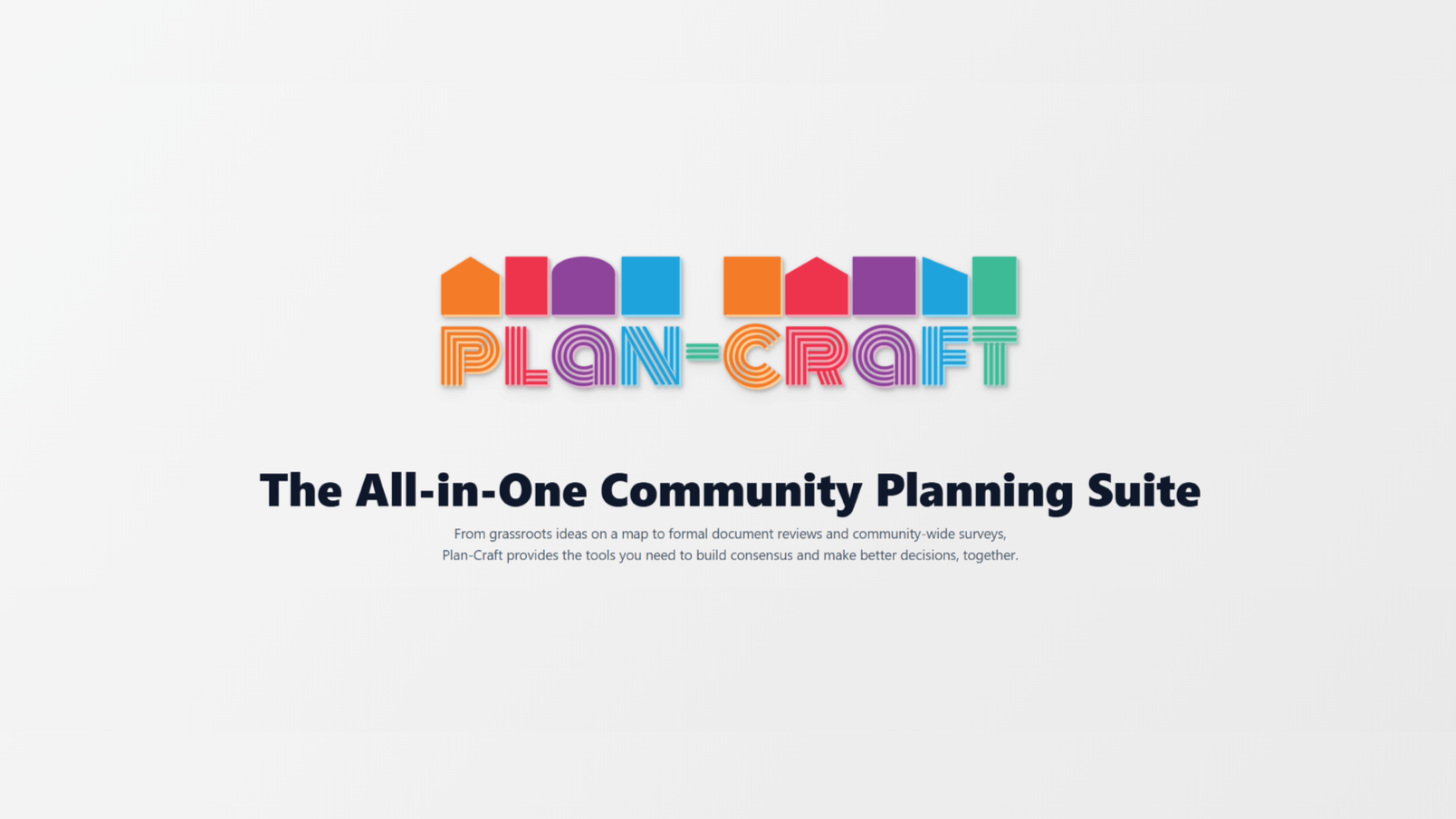 Plan-Craft: The All-in-One Community Planning Toolkit