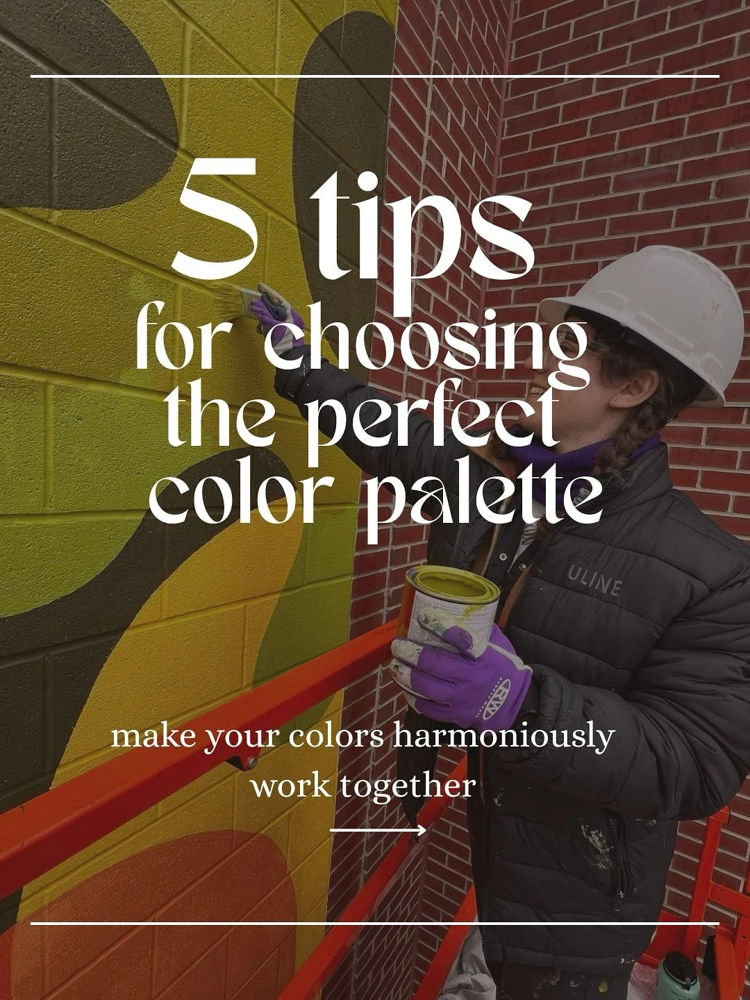 I absolutely LOVE colors, and I get a lot of questions about it all, so here are some tips for choosing the right color palette for your next project! 🎨

And as you can see on the first slide, sometimes a color needs to change on the spot to better 