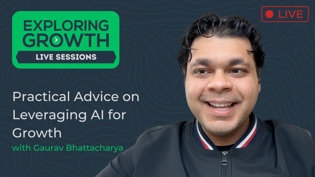 Practical Advice on Leveraging AI for Growth with Gaurav Bhattacharya, CEO at Jeeva AI