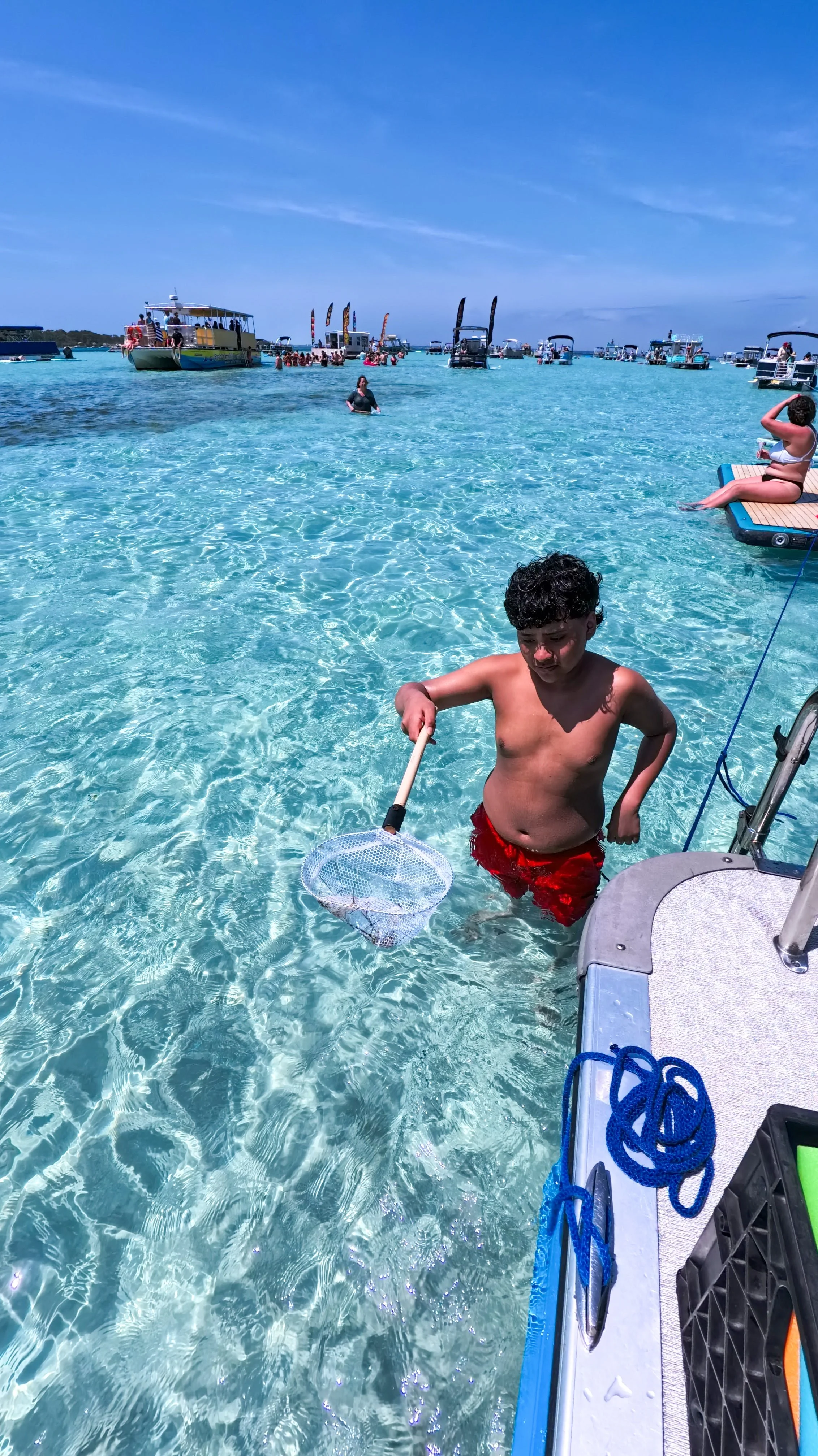 Pontoon net catch.JPG