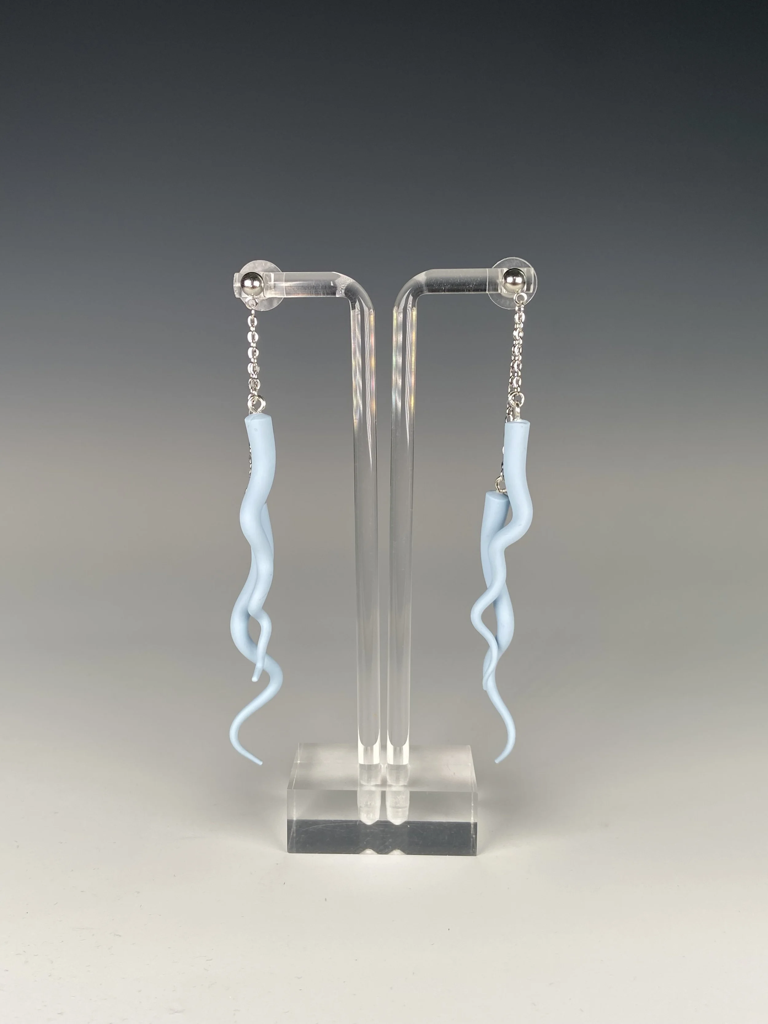 Tendrils Set in Pastel Blue