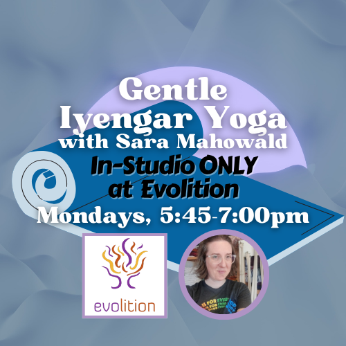 Gentle Level 1 Iyengar Yoga at Evolition
