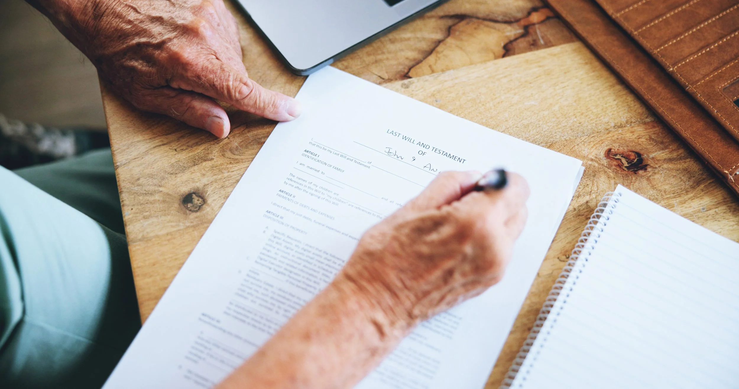 	 Wills, powers of attorney and enduring guardianships