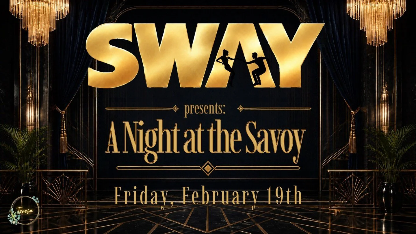 THE SPOTLIGHT IS CALLING!

Our next formal event is A Night at the Savoy, and we want YOU to join us on the dance floor.

Step back into the glamour of the Roaring Twenties with an exciting lineup of group performances!

Choose your moment in the spo