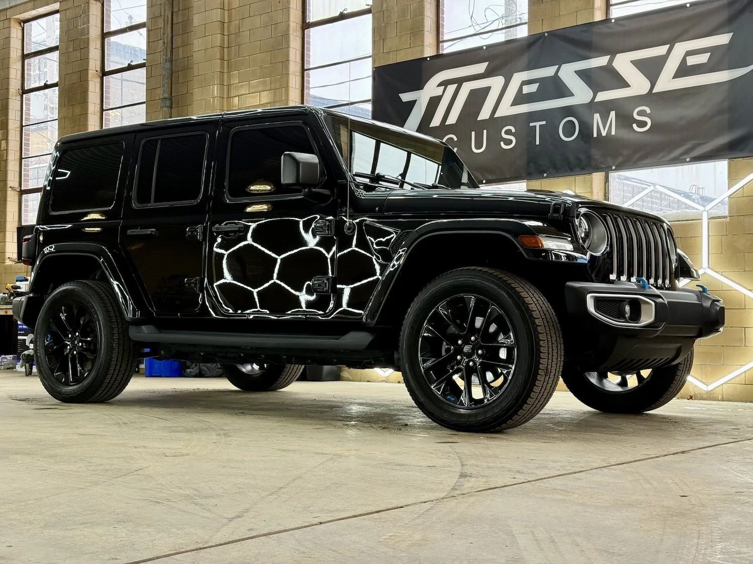 Black Jeep Window Tint In Canton, Ohio
