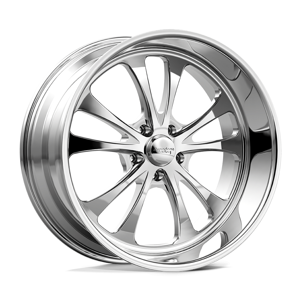 Two shiny silver alloy wheels stacked together, with a black background.