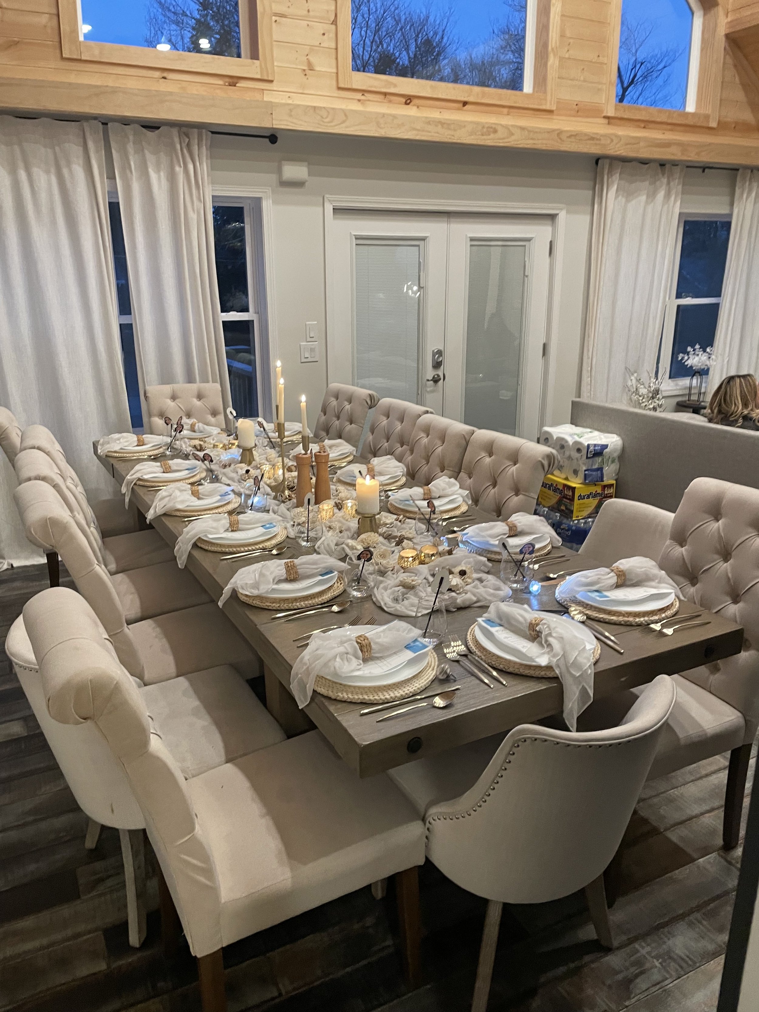 decadent tablescape