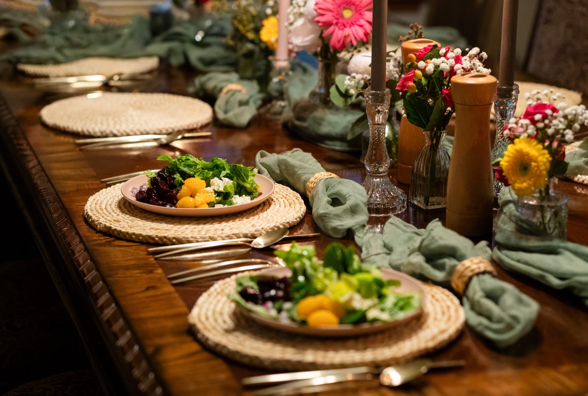 Moody table decor
