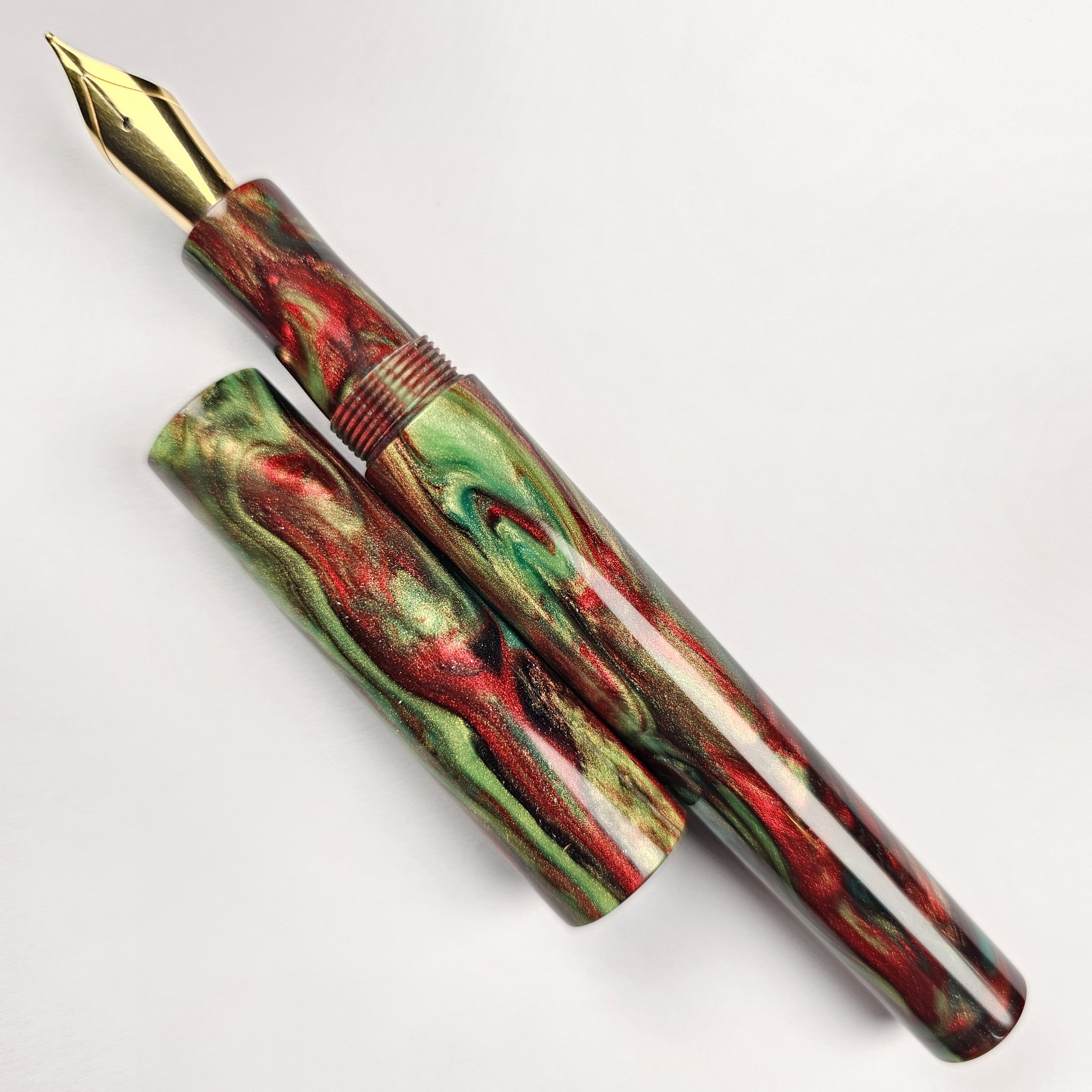 Just Turnings - Green and Red