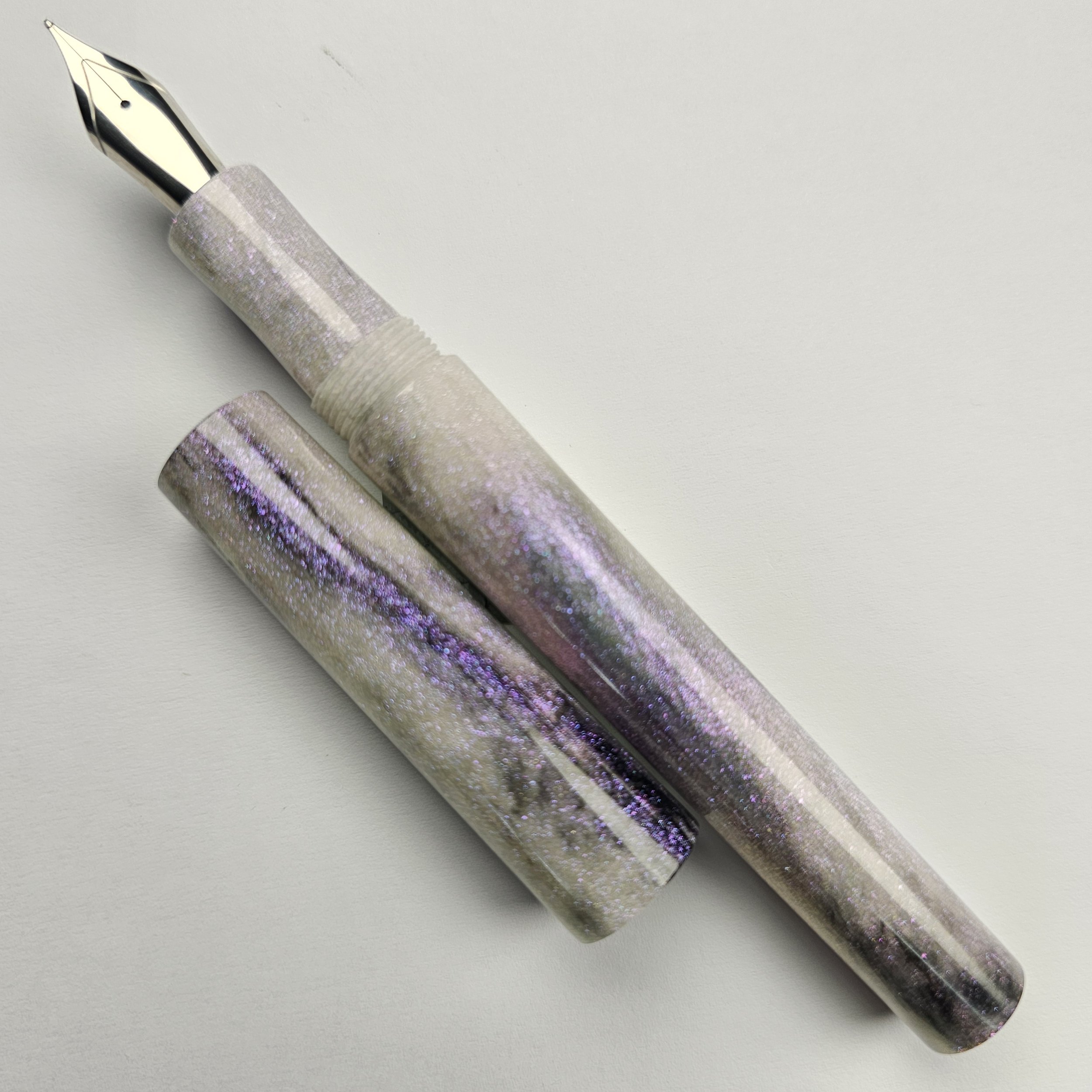 Just Turnings - Dark Sparkly Purple/Blue