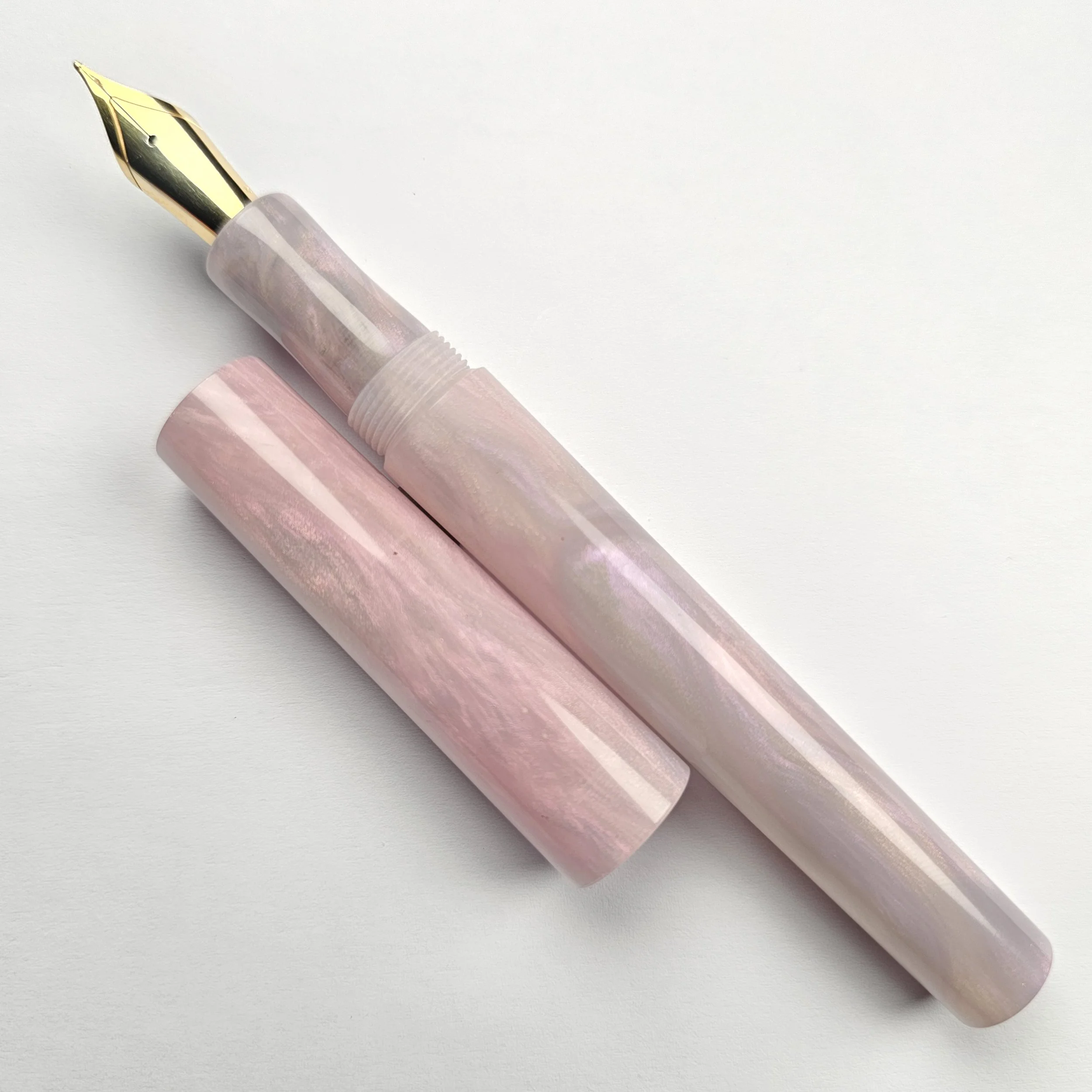 Just Turnings - Subtle pink purple pearl