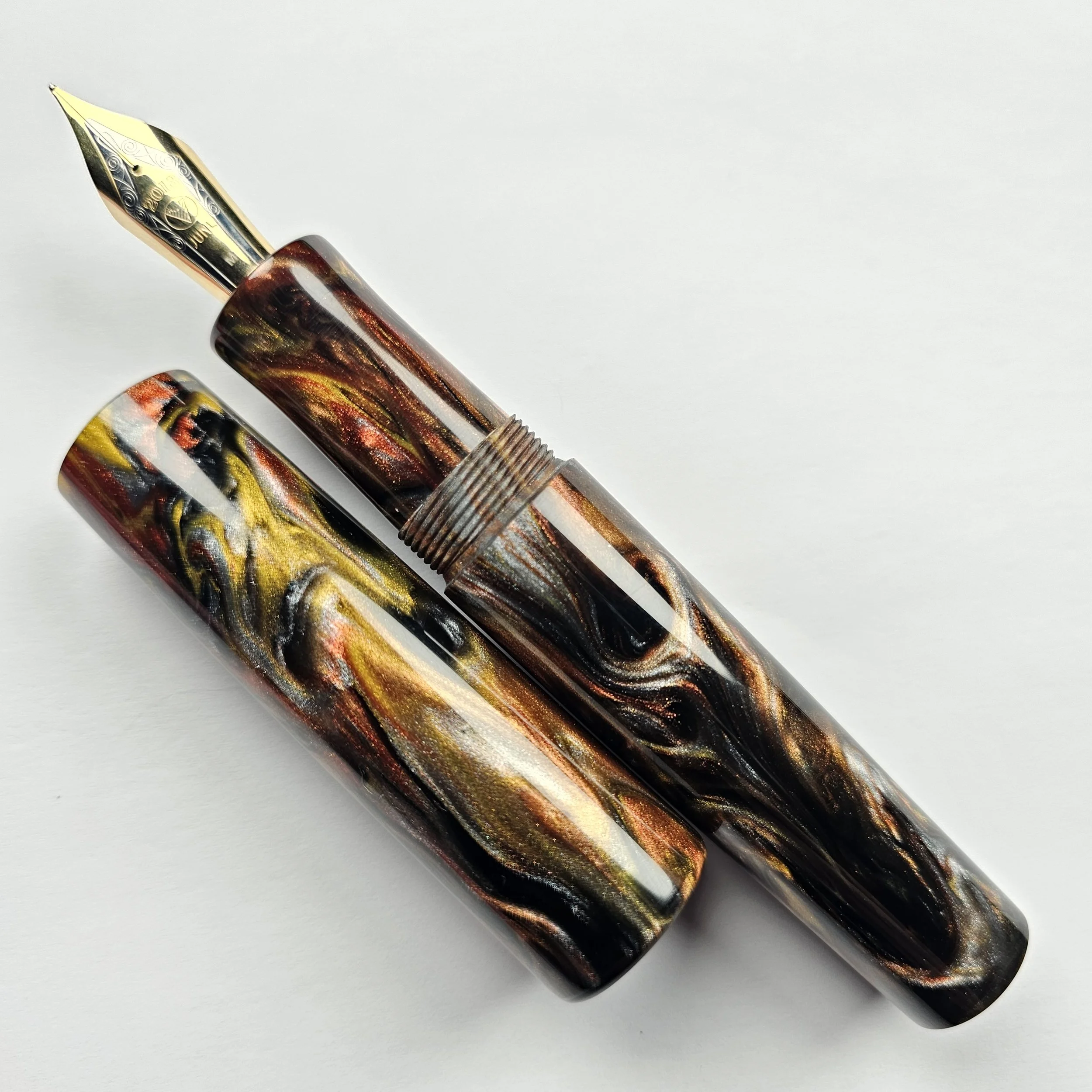 Just Turnings Jumbo Pen - The Metallic’s