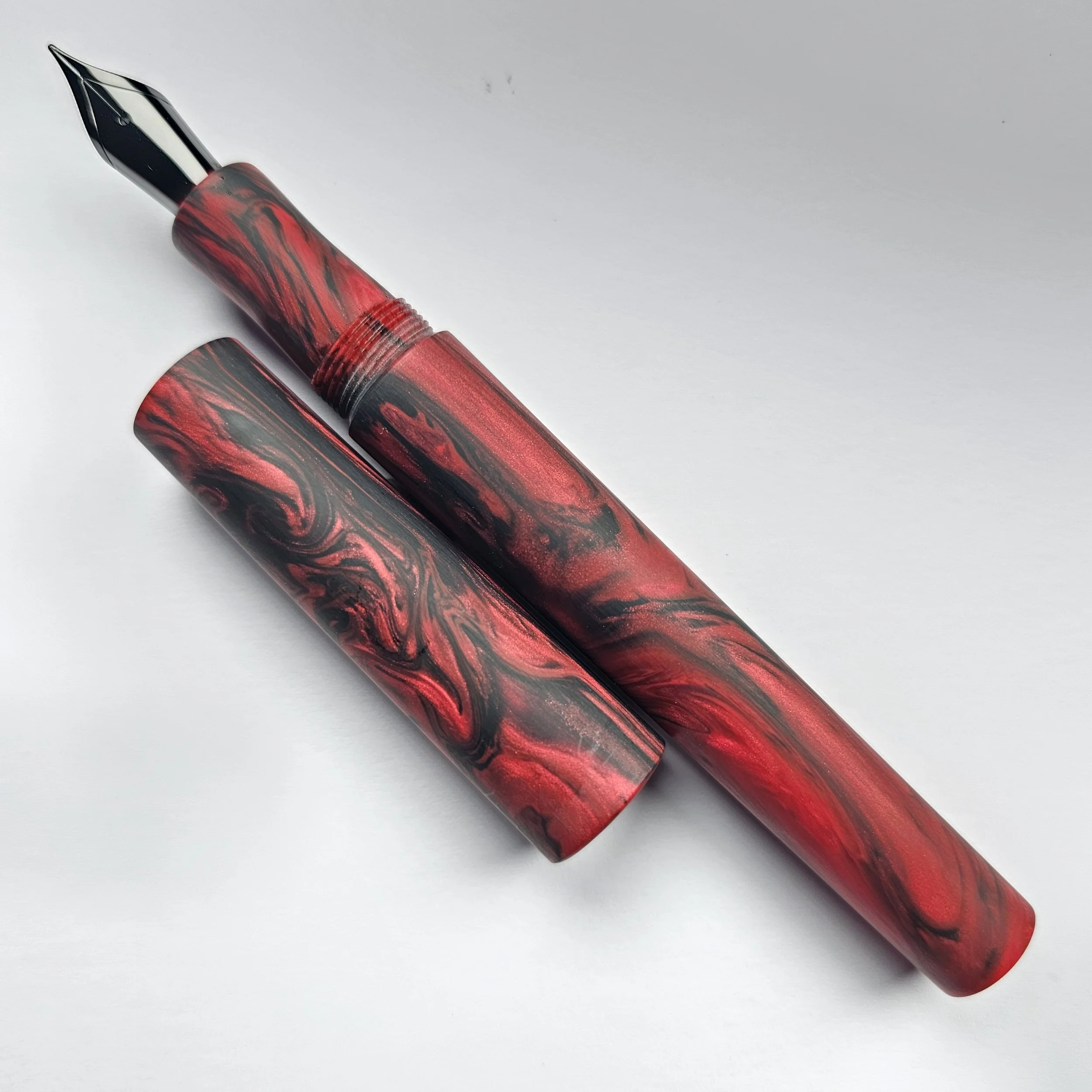 Just Turnings - Reds and black (matte finish)