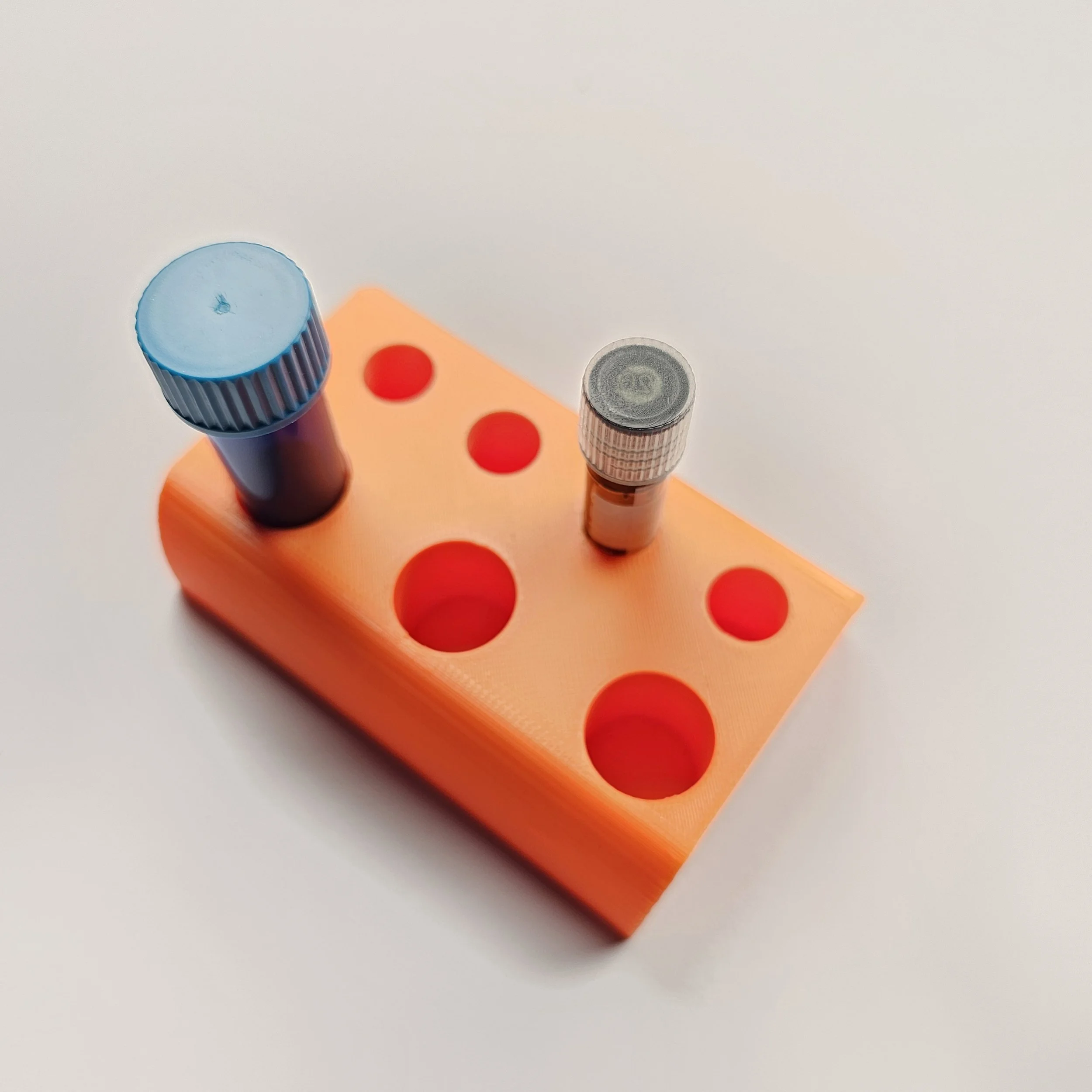 Ink Sample Vial Holder - Orange
