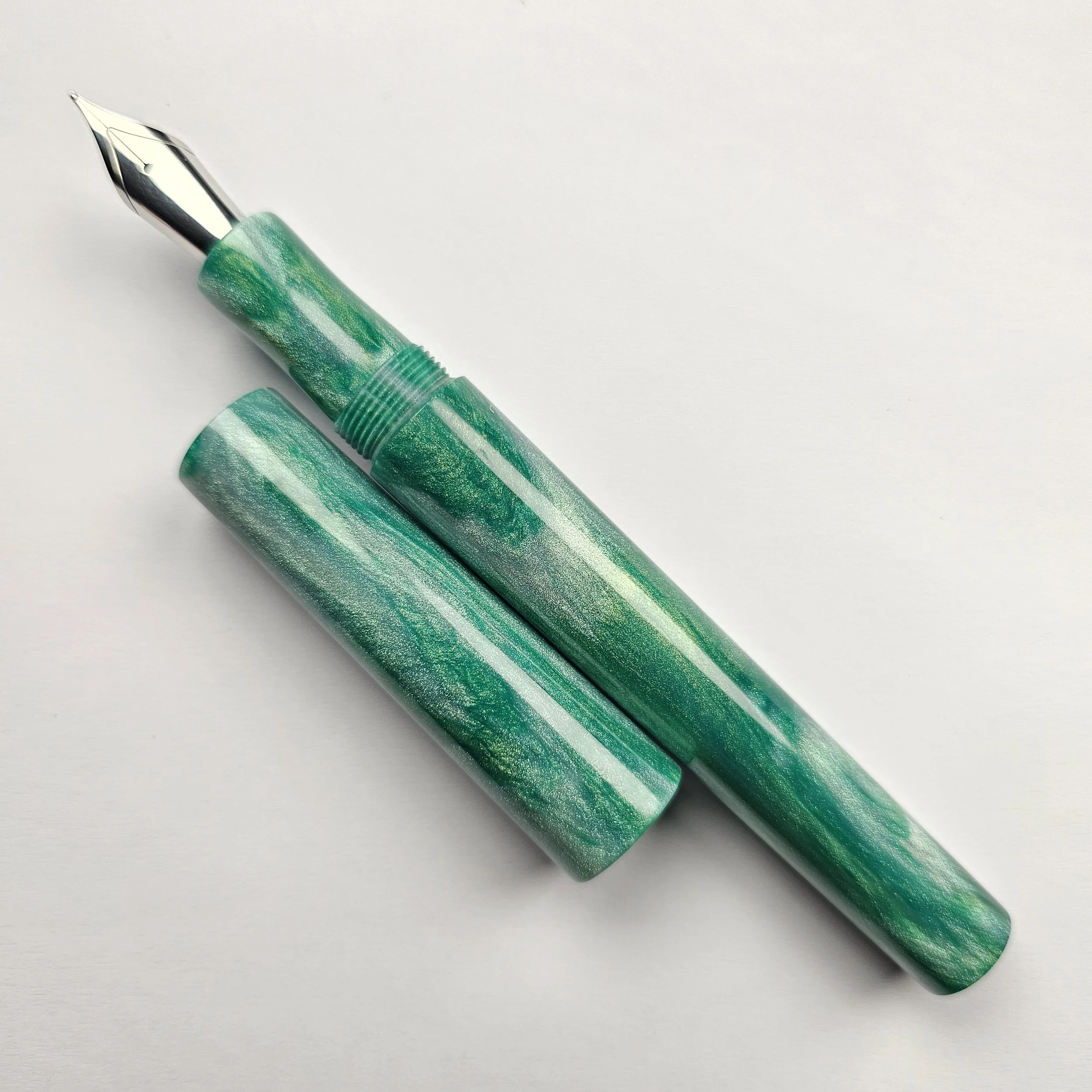 Just Turnings - Green & Sparkly Green