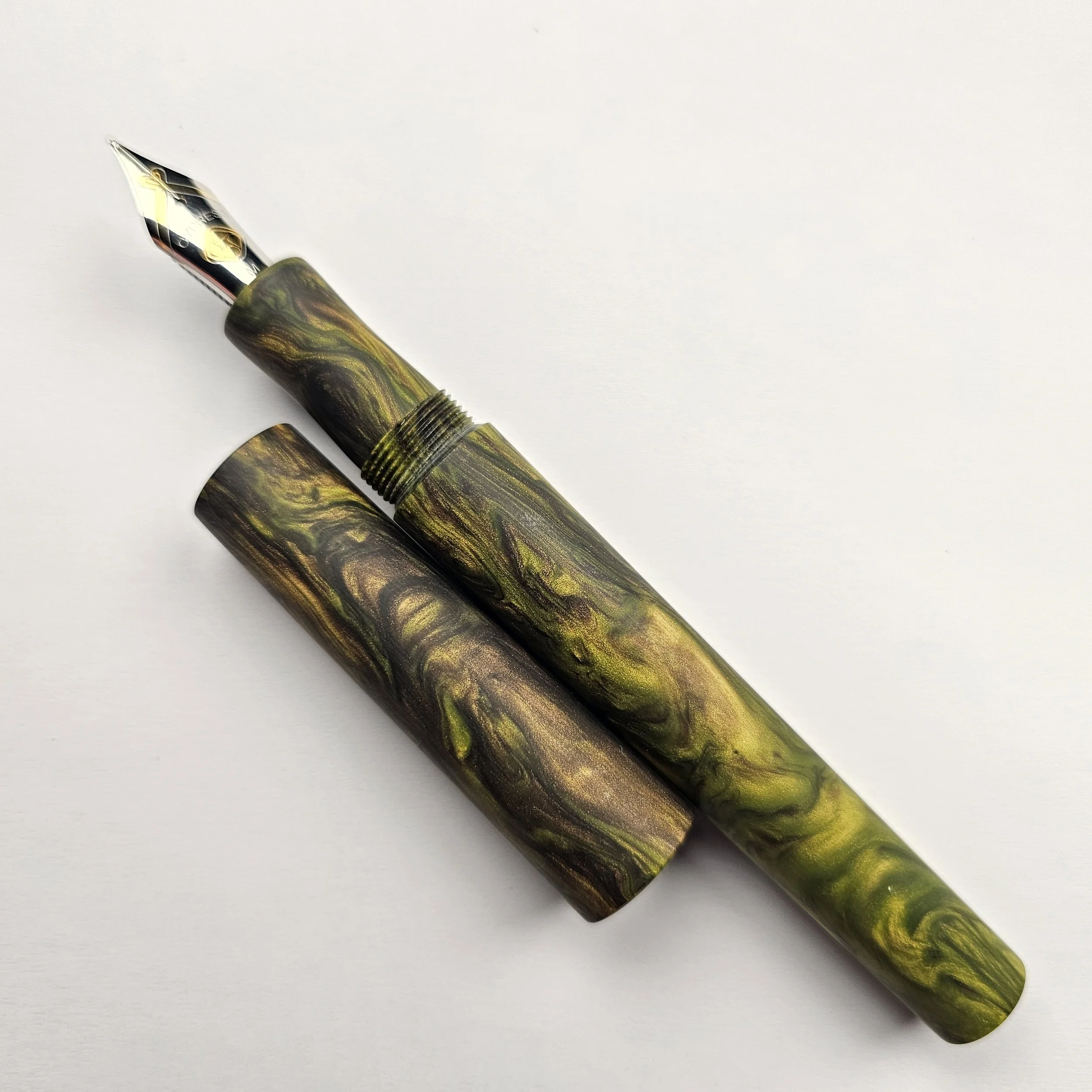 Just Turnings - Olive Yellow & Brown(matte finish)