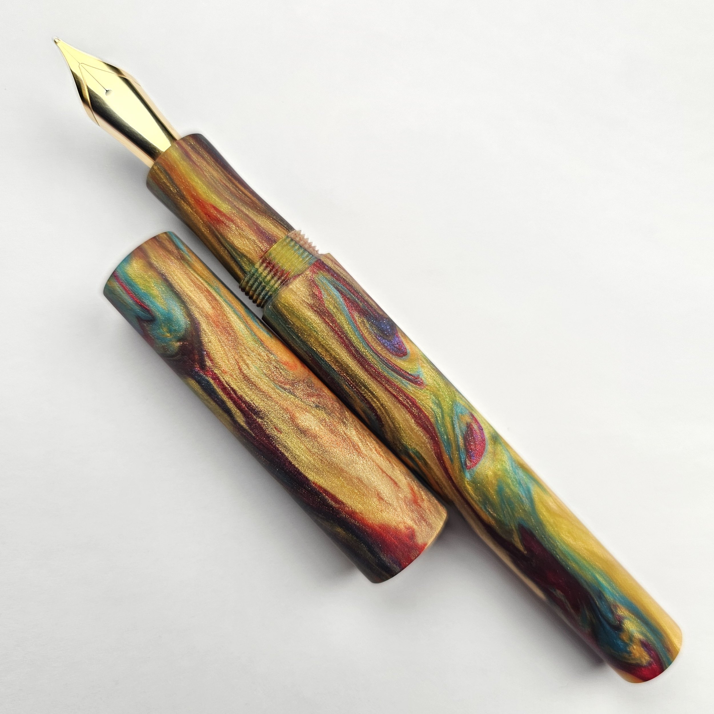 Turnt Pen Co-  Lady with Fan (matte finish) (2)