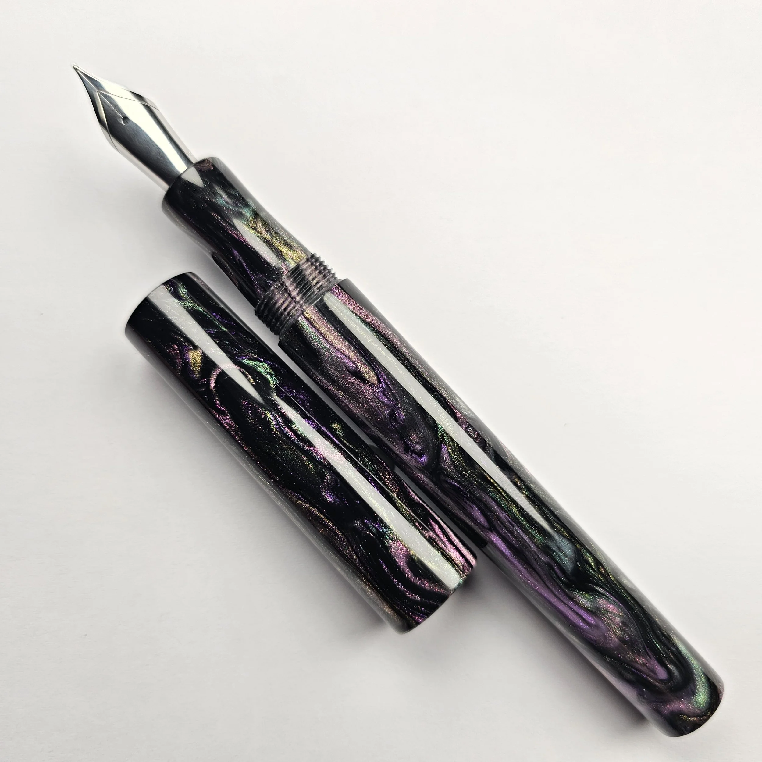 Just Turnings - Unseelie Colourshift with Plain Black