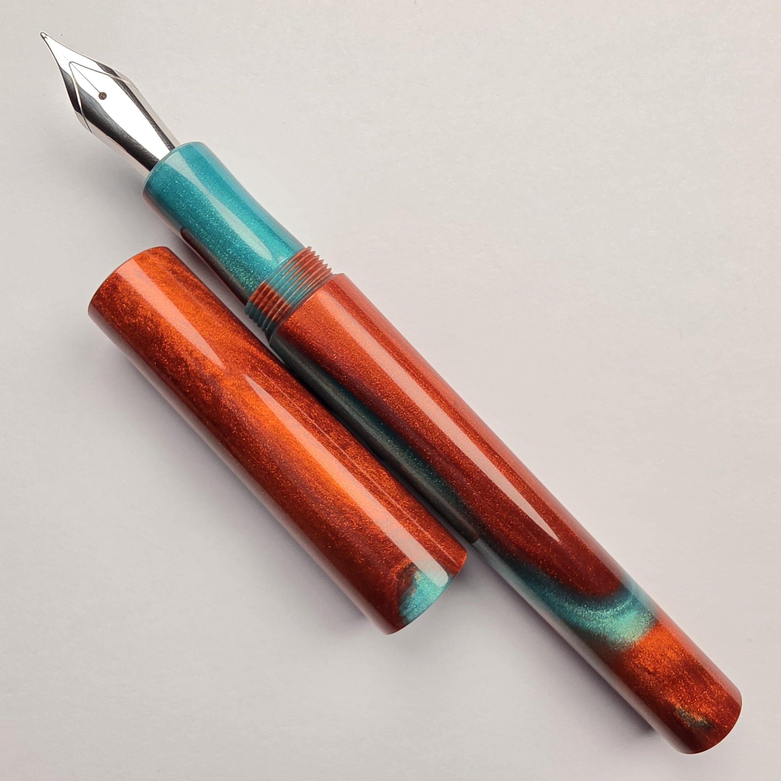 Just Turnings - Teal Copper