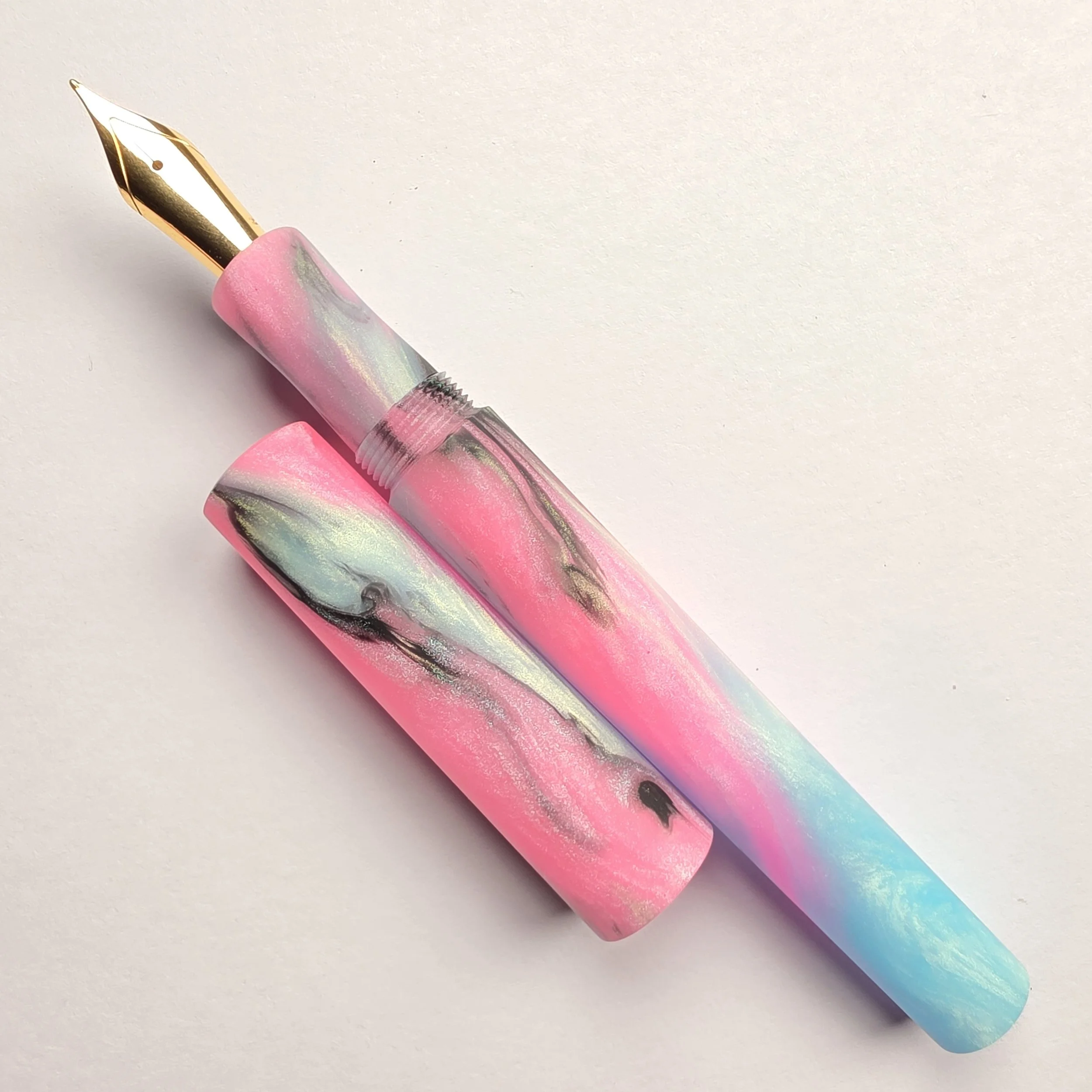 Just Turnings - Cotton Candy Aurora (matte finish)