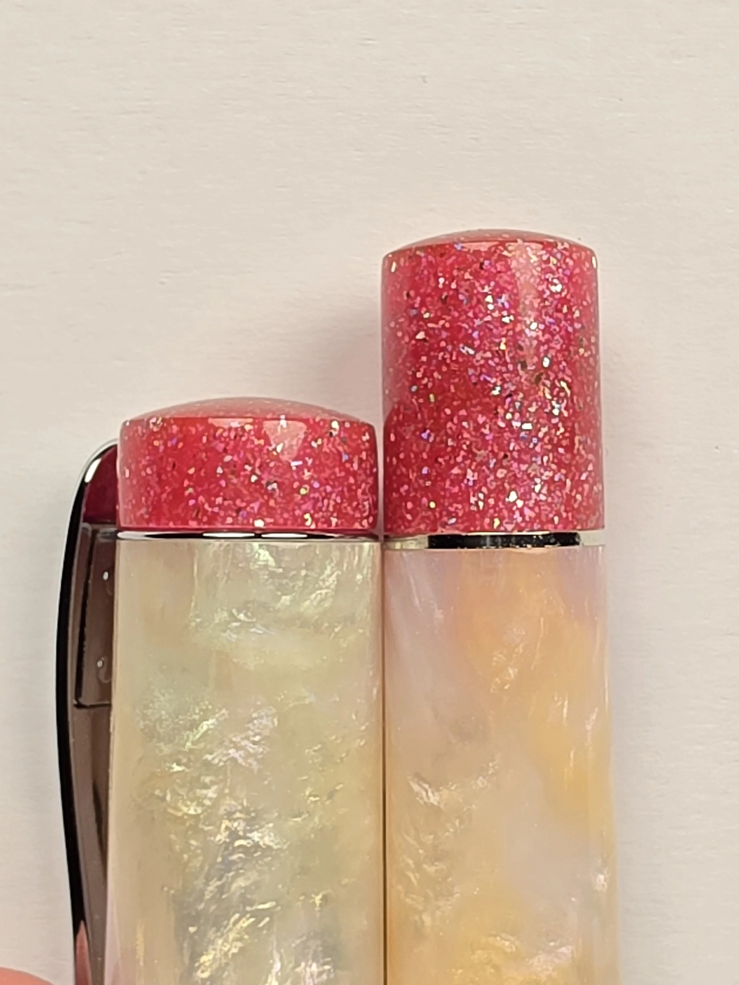 Extra Set of Finials -  DiamondCast Radiance Pink Sapphire