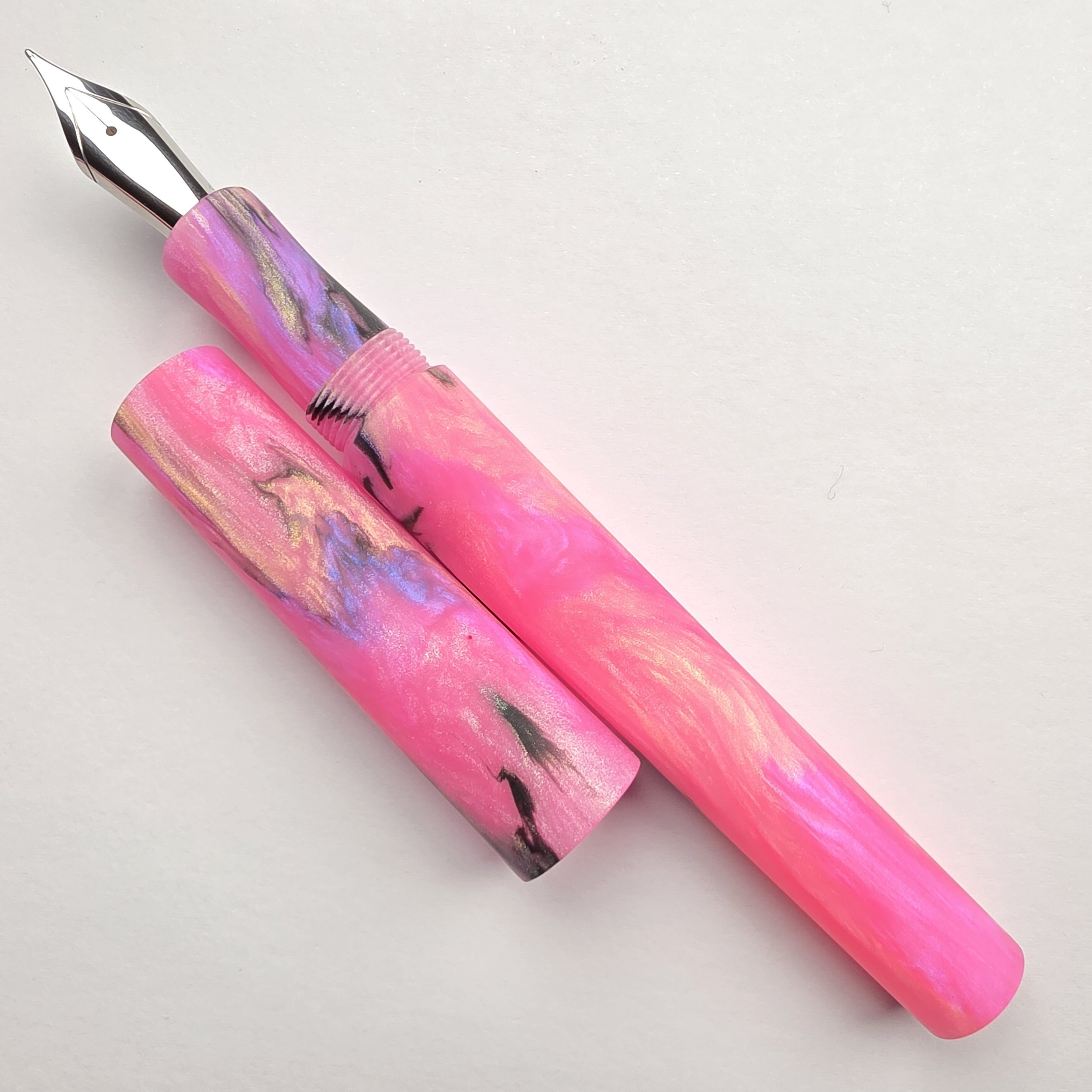 Just Turnings - Triple Pink Abalone (matte finish)