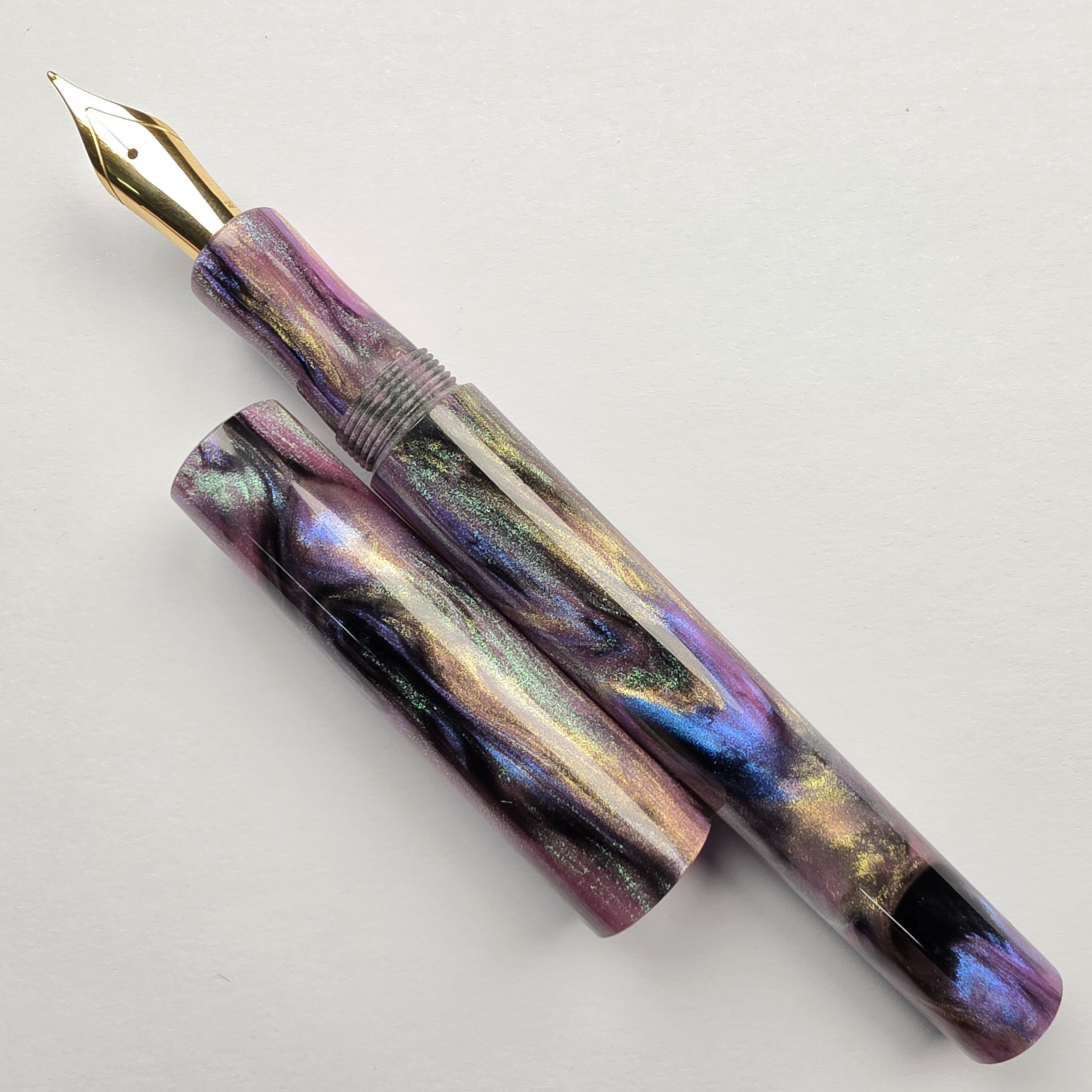 Just Turnings - Dark Triple Pink Abalone