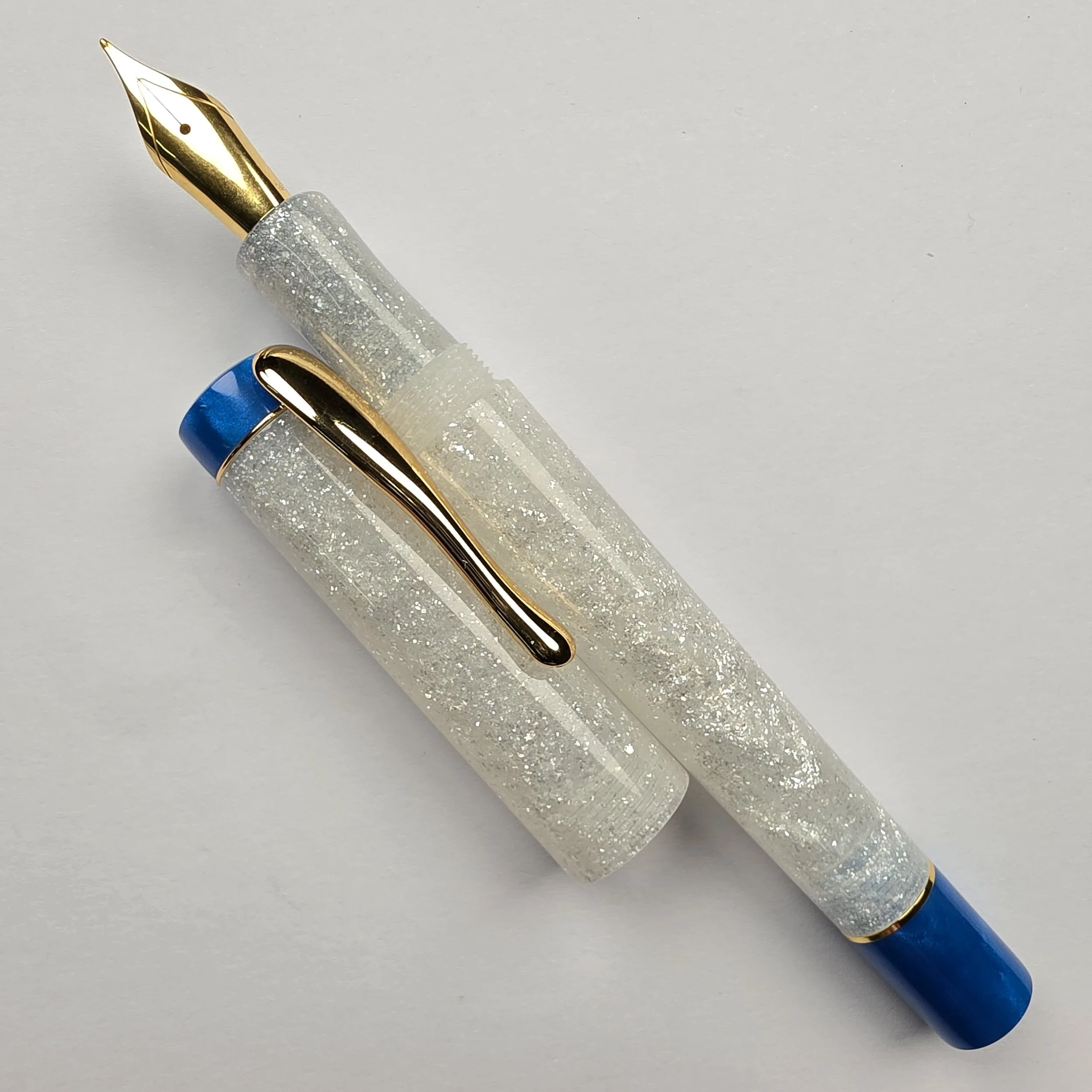 Just Turnings - Sparkly White (Just add finials!) (Copy)