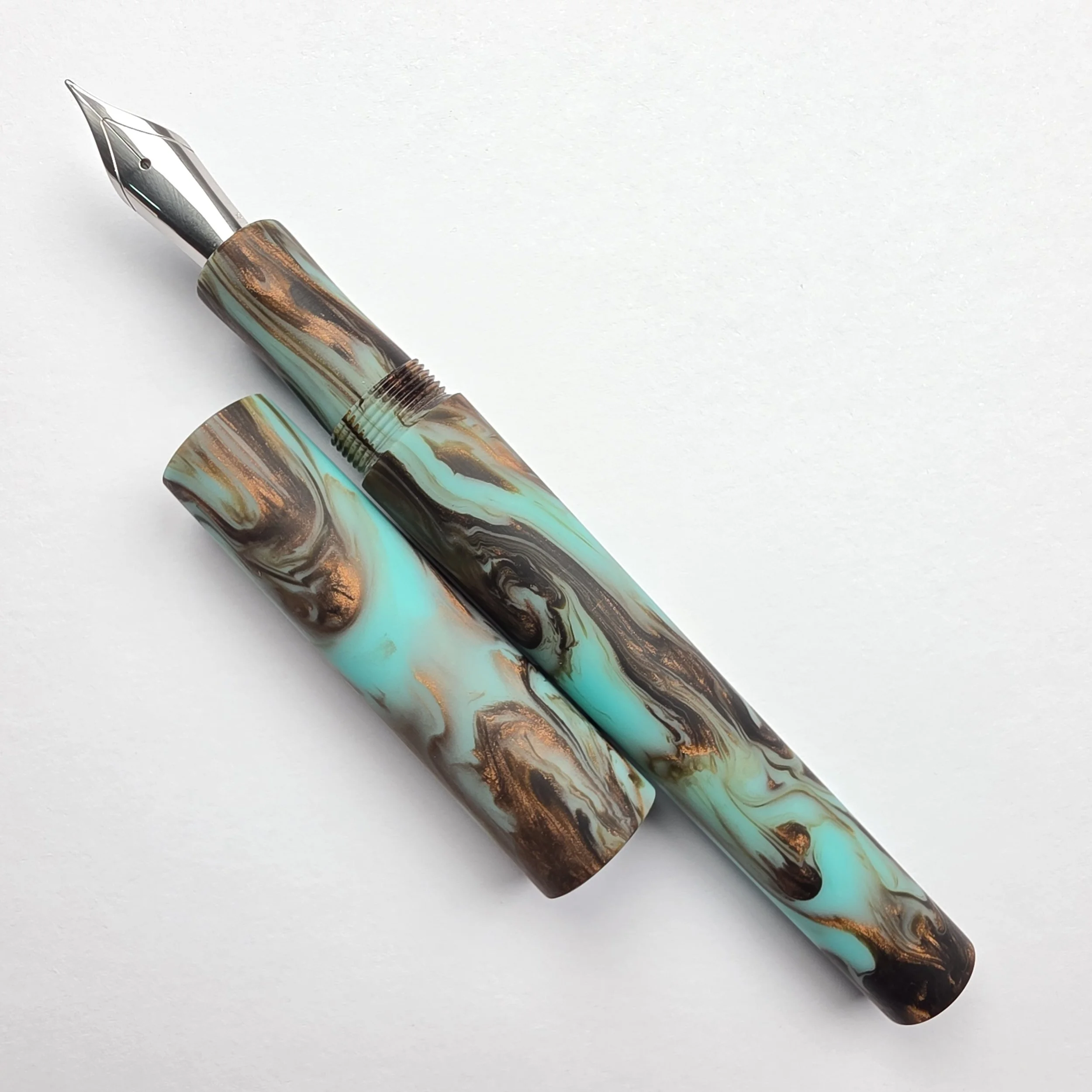 Turnt Pen Co- Mint Bellows (matte finish)