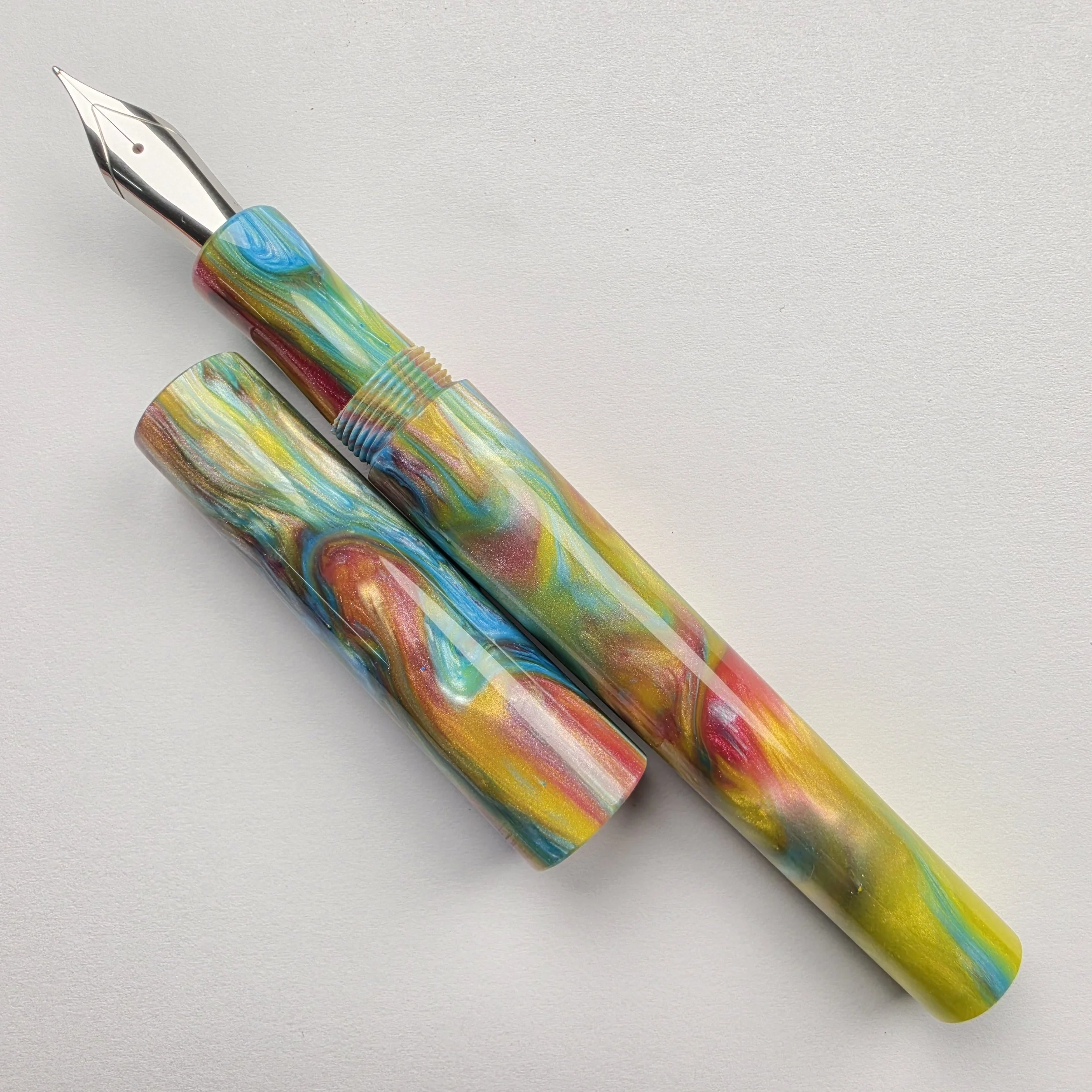 Just Turnings - Blue yellow and Pink