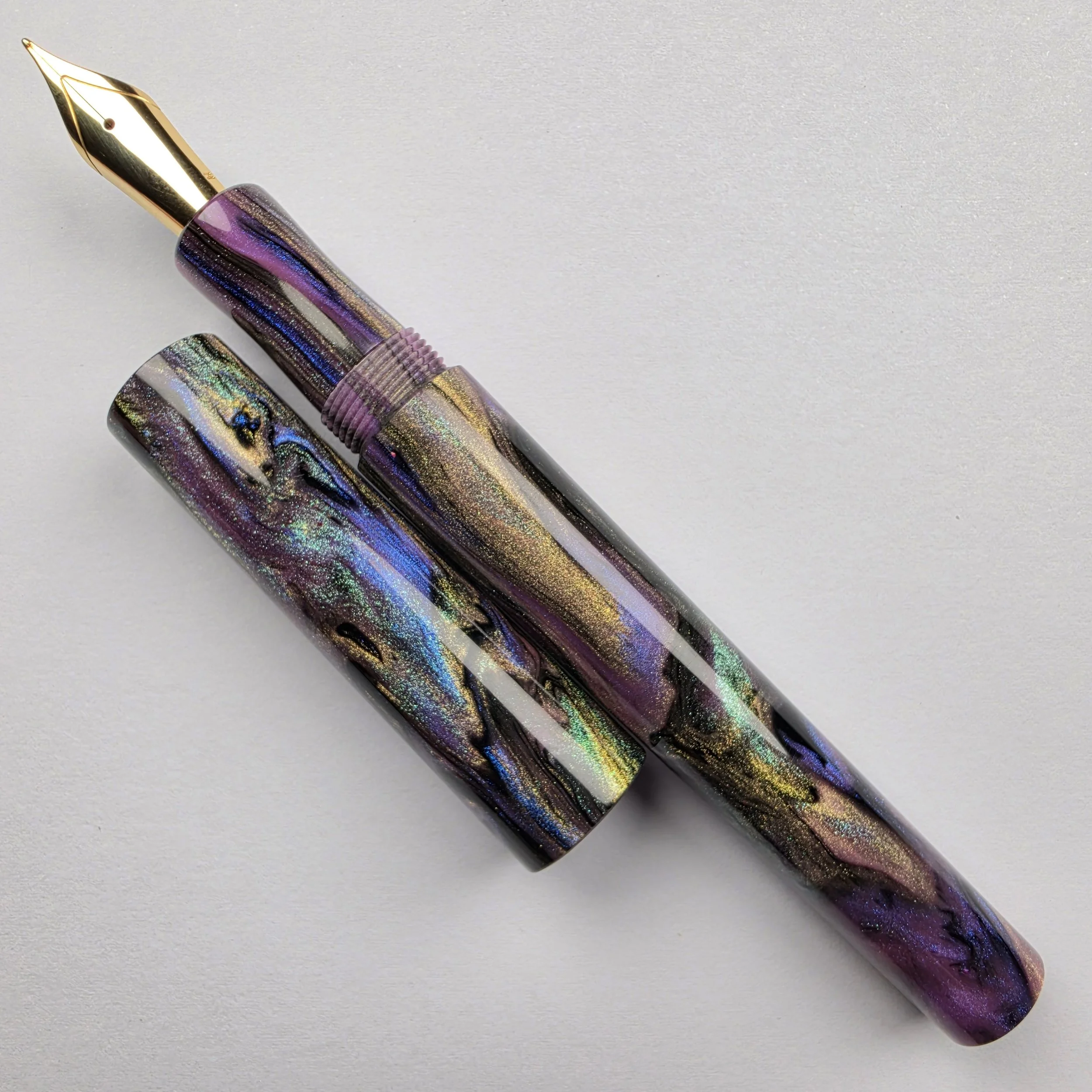 Just Turnings - Dark Triple Pink Abalone