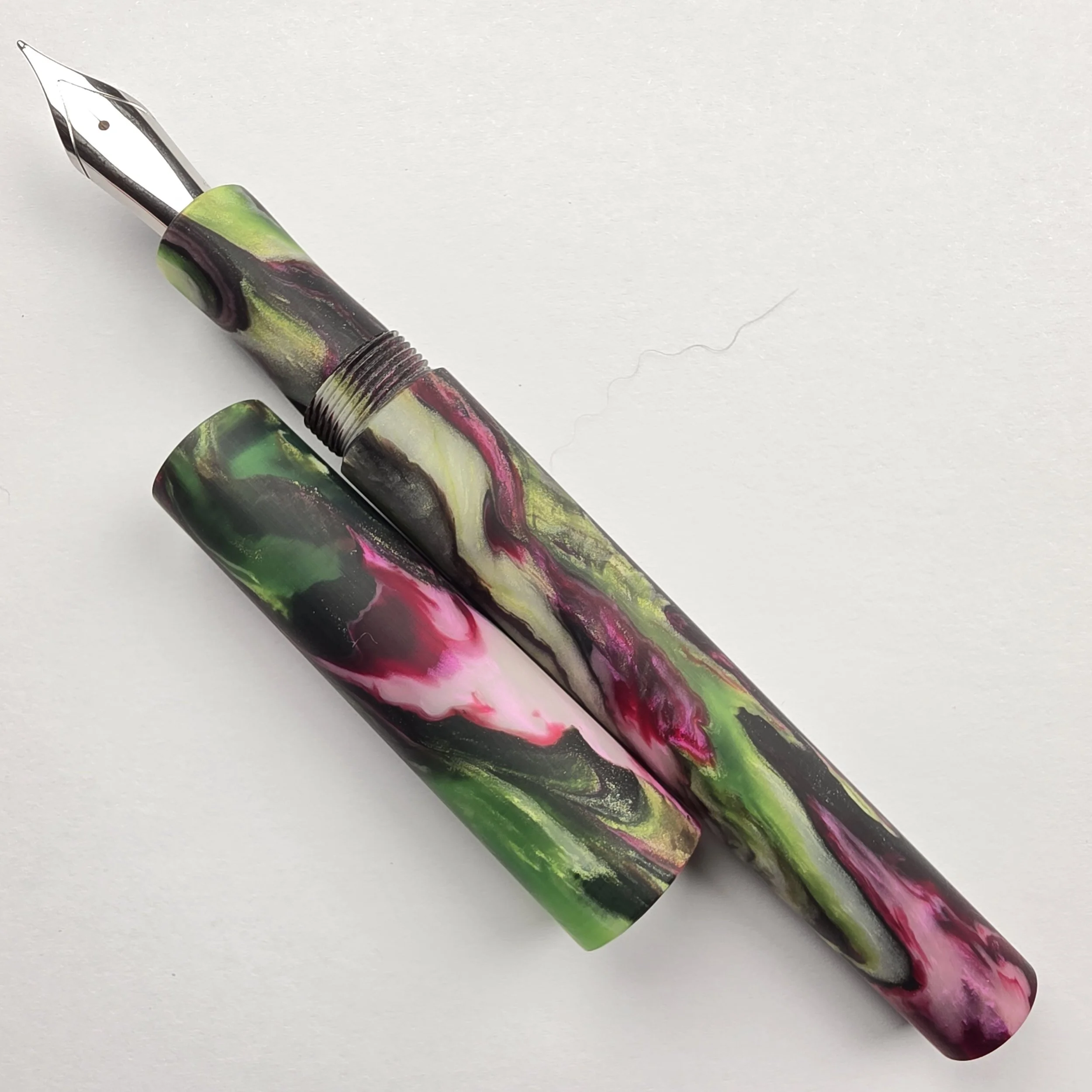 Turnt Pen Co- Rose Garden Abalone - Mod X (matte finish)