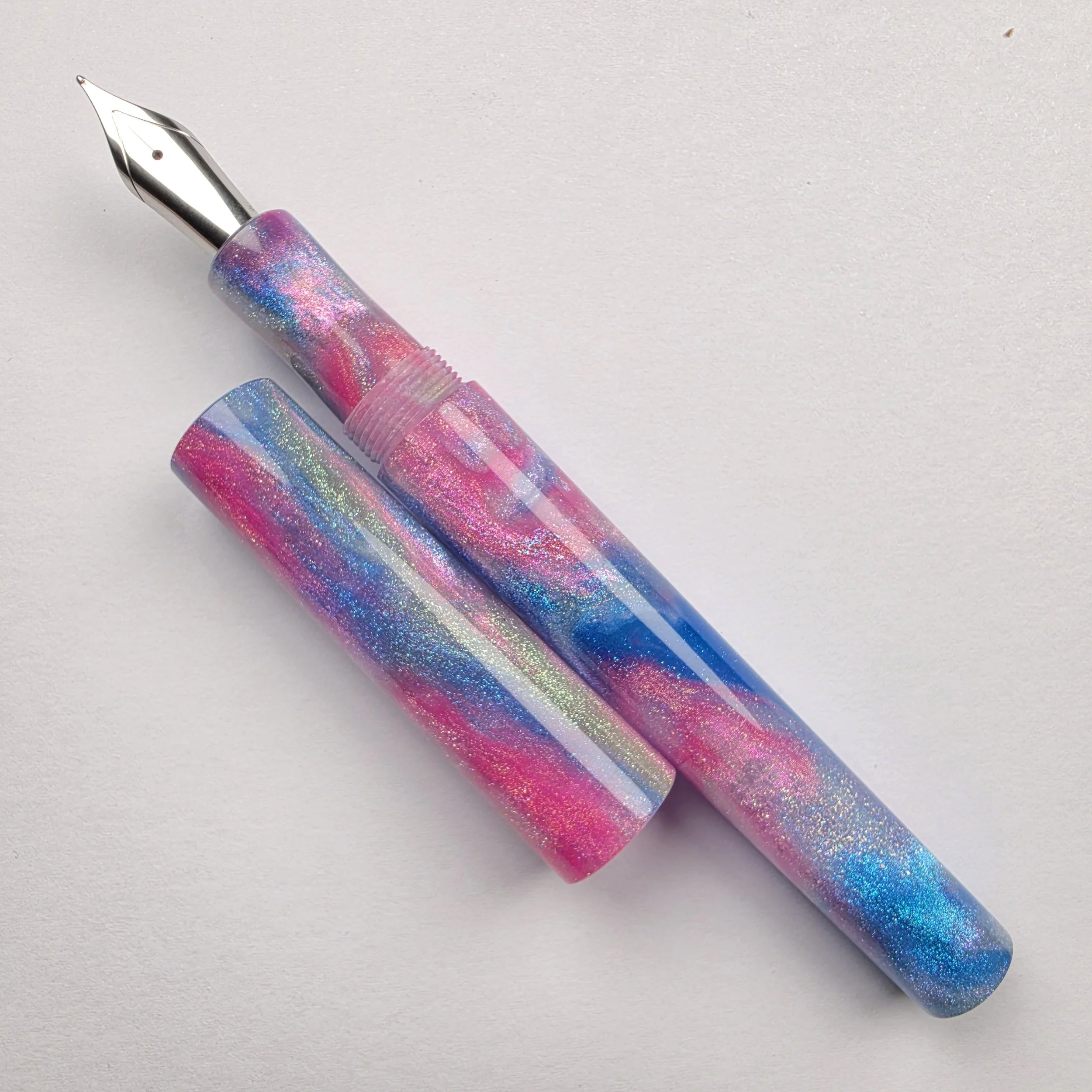 Just Turnings -  Pink & Blue Nails