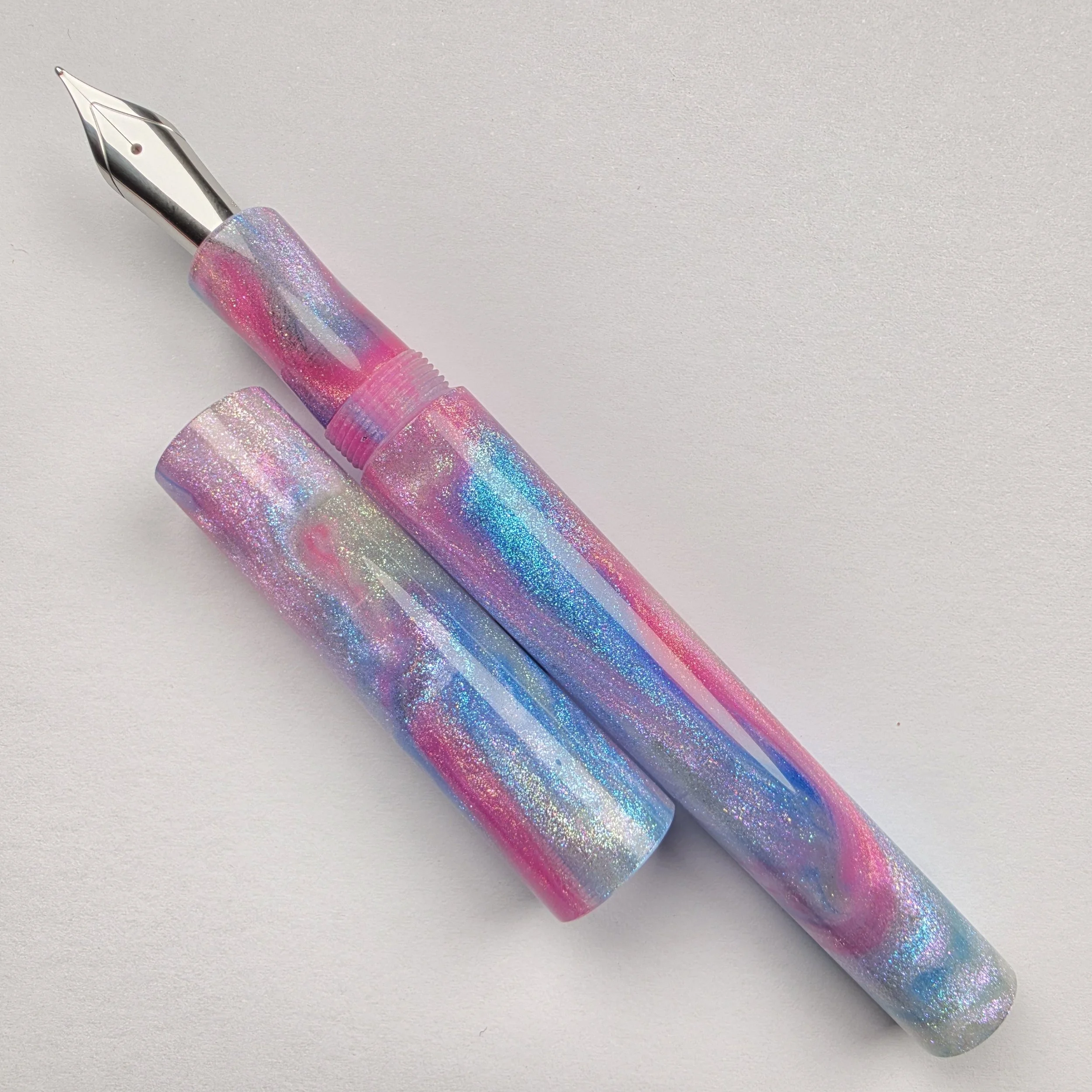 Just Turnings -  Pink & Blue Nails