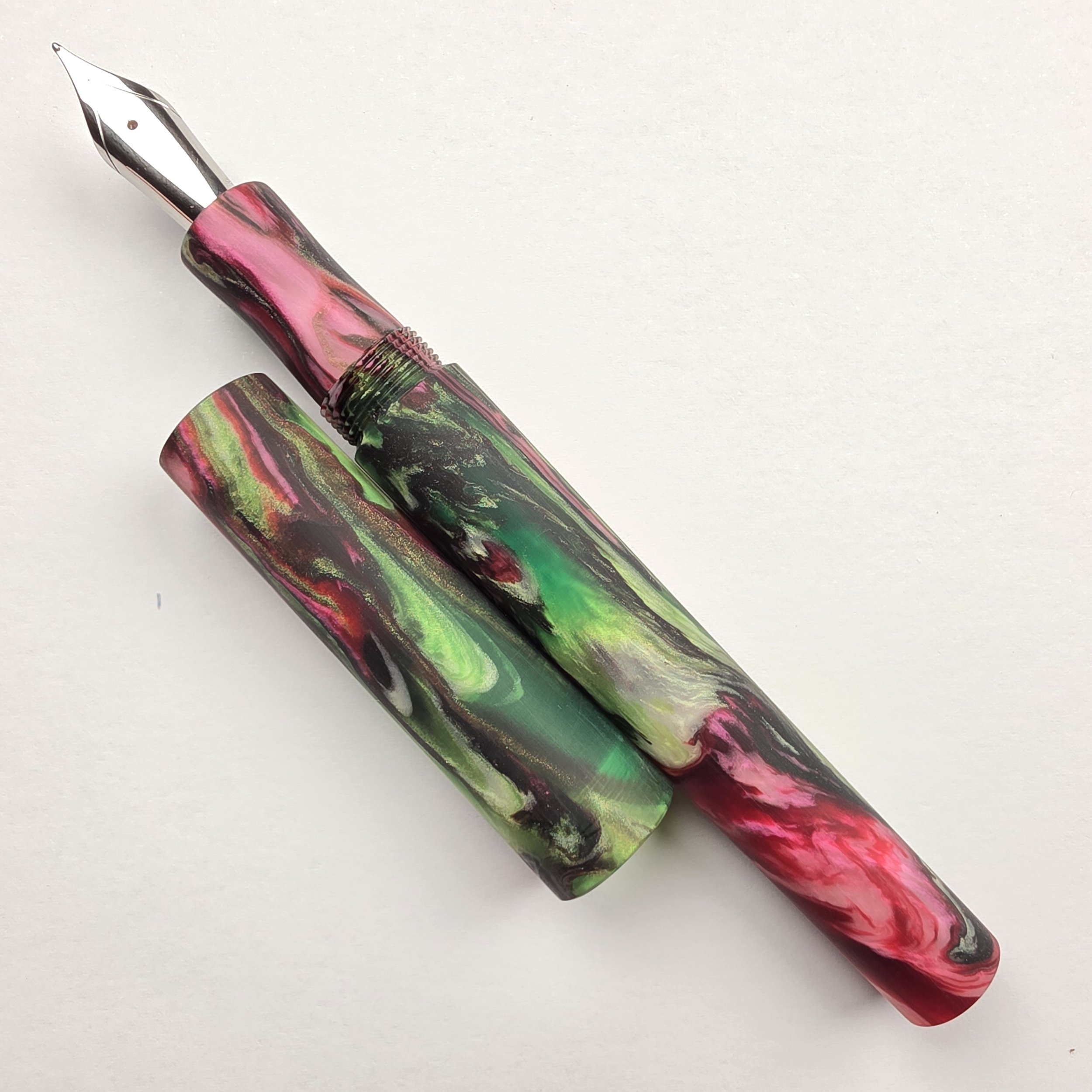 Turnt Pen Co- Rose Garden Abalone - Mod X (matte finish) (2)