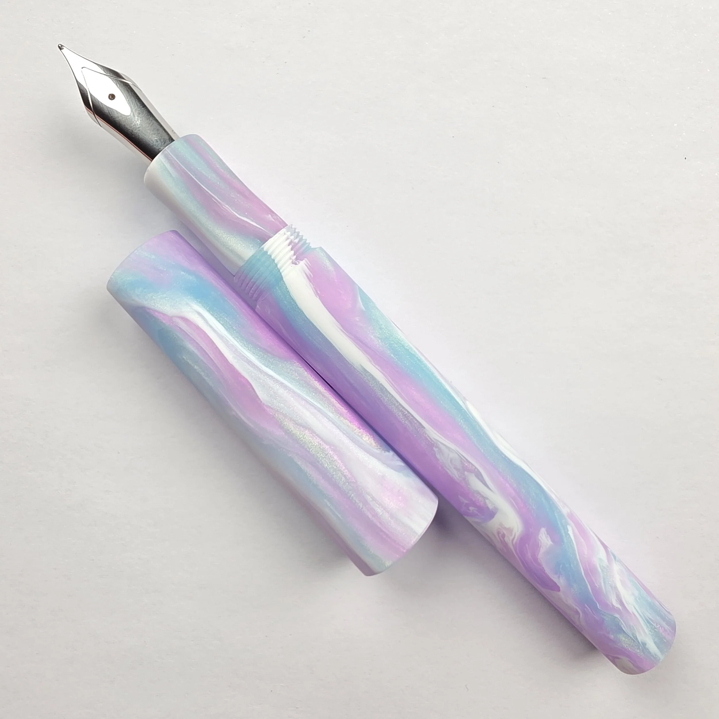 Just Turnings - Purple Blue Colourshift (matte finish)