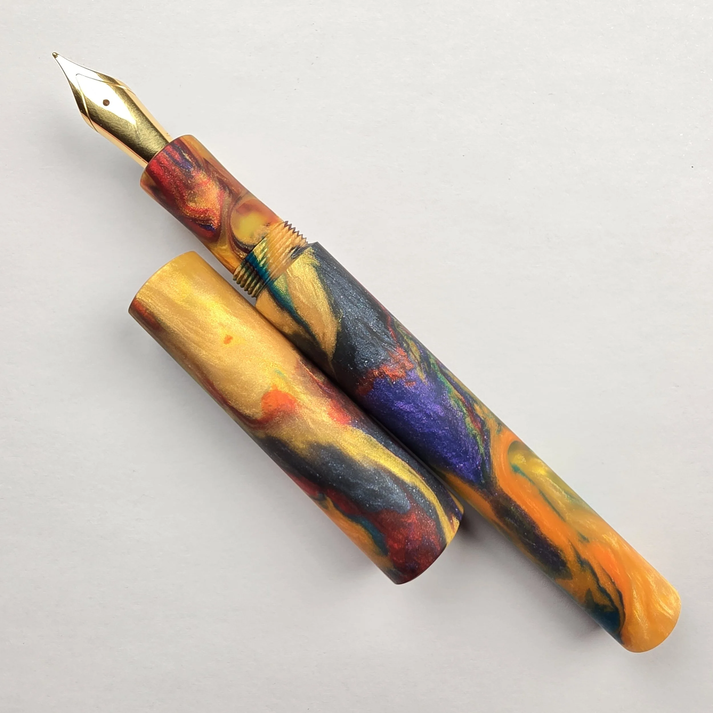 Turnt Pen Co-  Lady with Fan (matte finish)