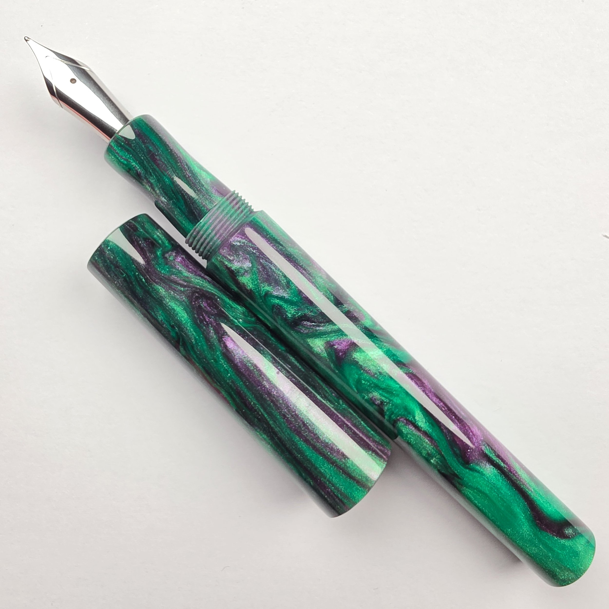 Just Turnings -  Purple Green