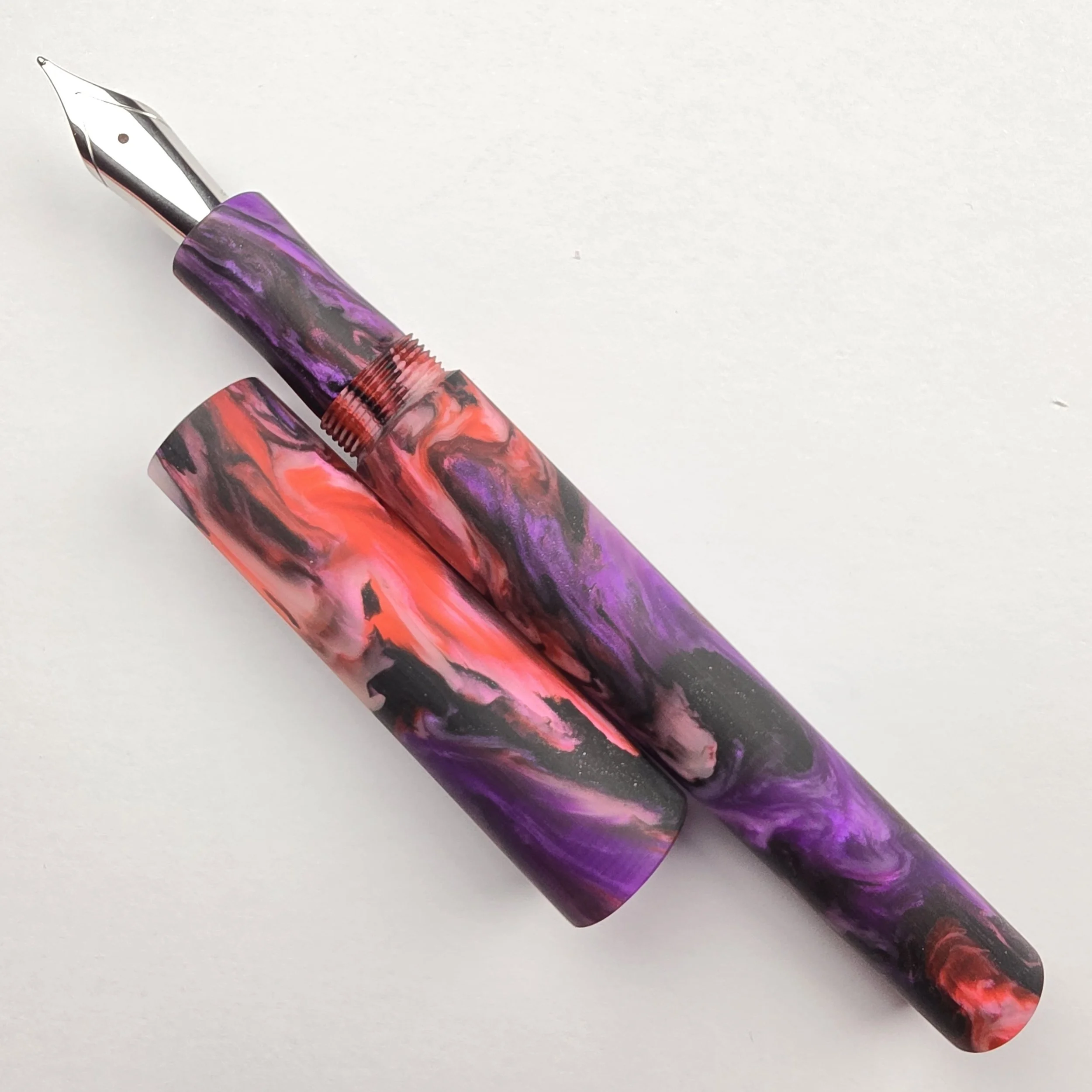 Turnt Pen Co- Lovers Quarrel Abalone (matte finish)
