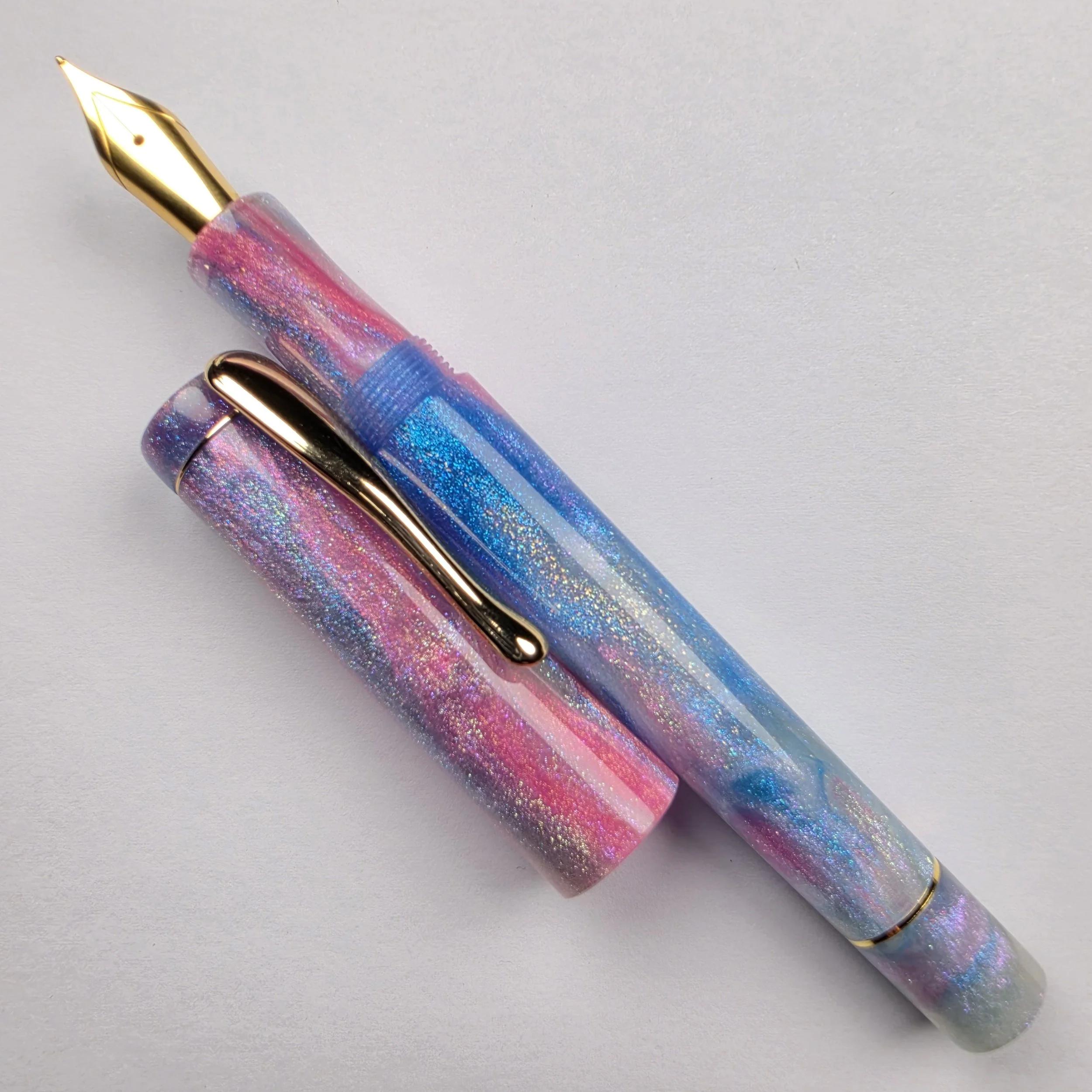 Just Turnings - Pink Blue Nails