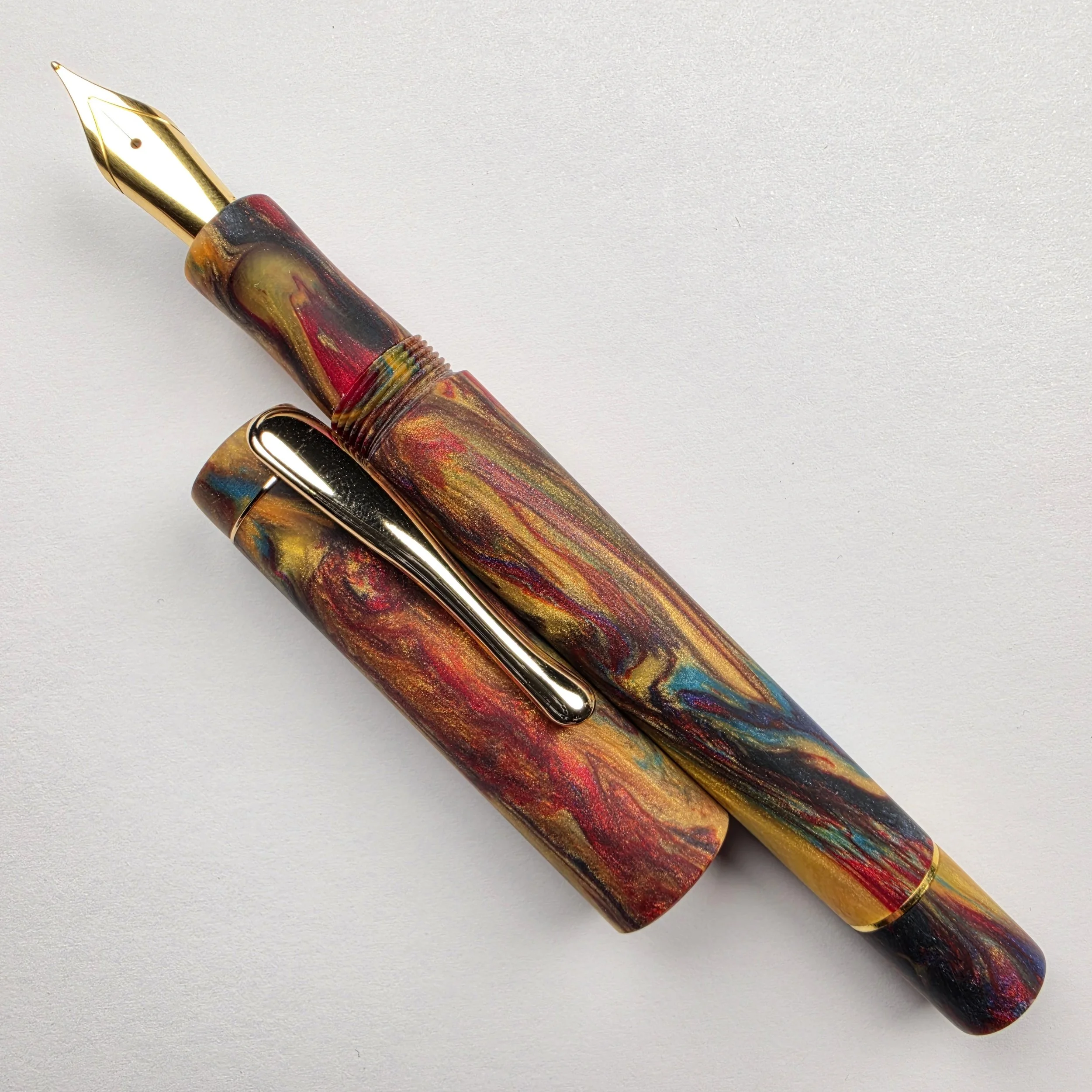 Turnt Pen Co- Lady with Fan (matte finish)