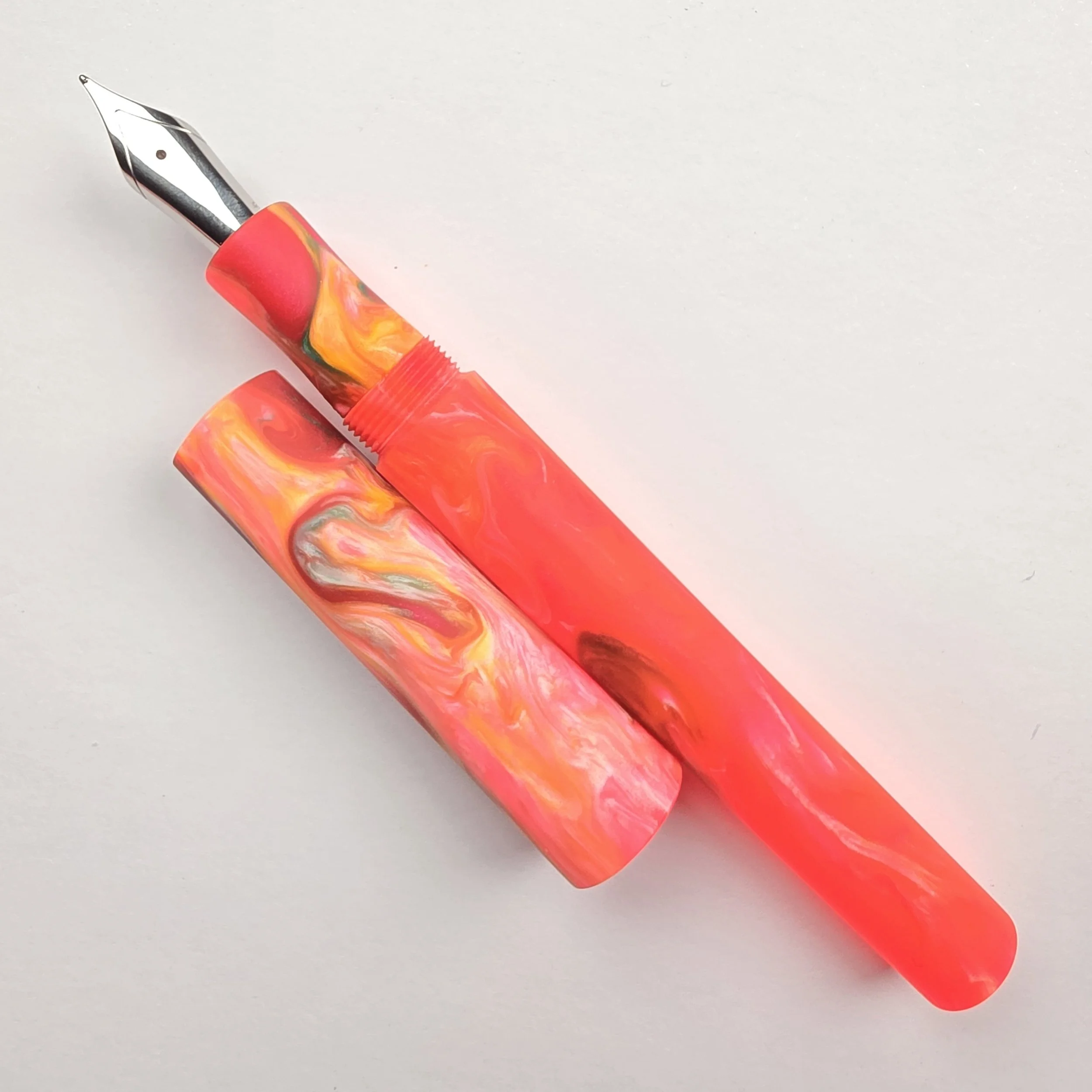 Just Turnings - Overpour Pen (2)(matte finish)