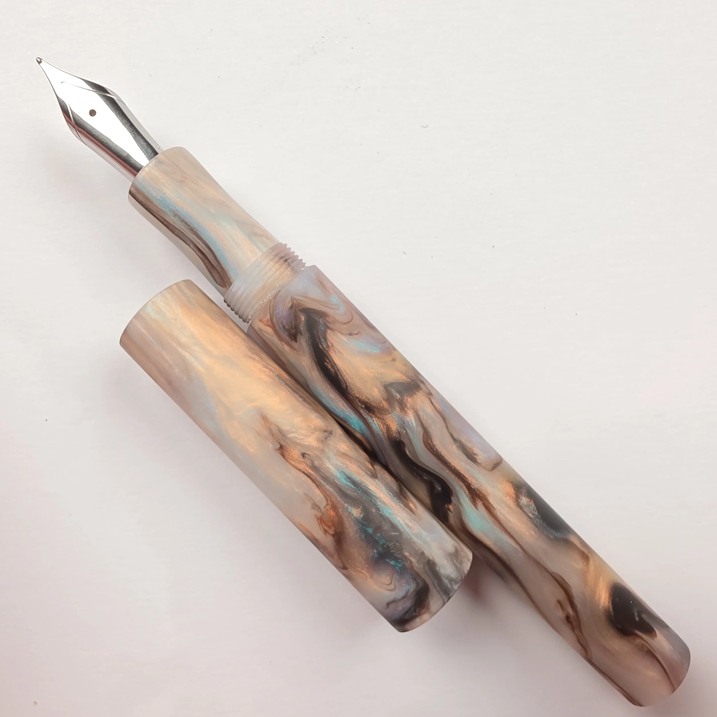 Brooks Blanks - Dark Coral Abalone (matte finish)