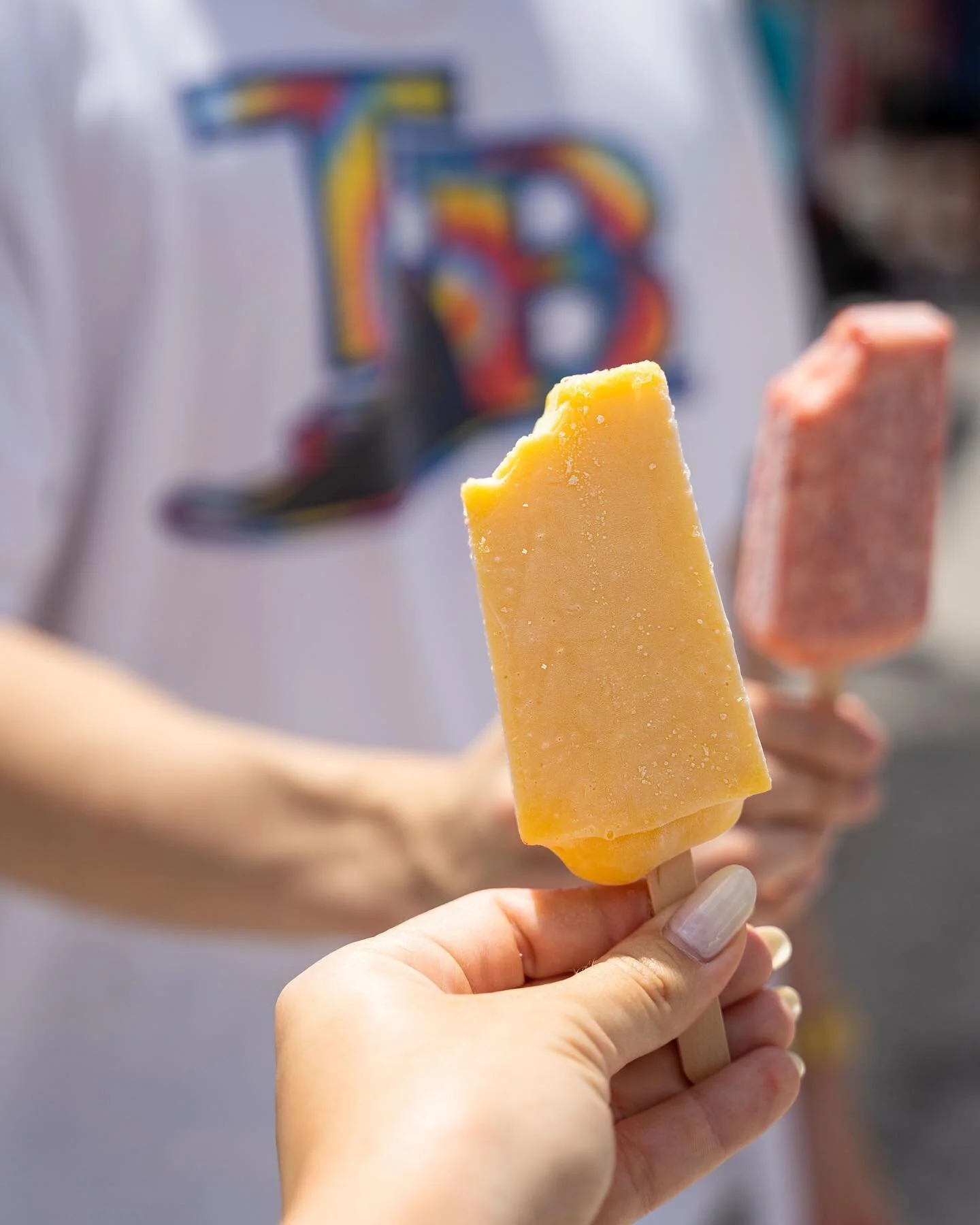 Every week I go to the @saturdaymorningmarket.stpete and look for @siestapops . I&rsquo;ll get the Mango Tangerine Coconut popsicle (unless it&rsquo;s sold out by the time I get there). It&rsquo;s without a doubt, the best popsicle I ever had and kee