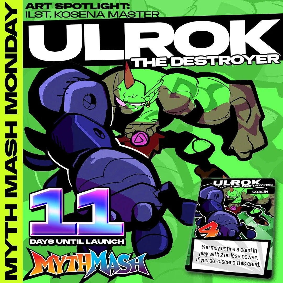MYTH MASH MONDAY: iiiit's Ulrok! He looks tough, but he'll bake you cookies if you're nice to him :)

Myth Mash launches on October 18th and you can waitlist it RIGHT NOW on my website (link in bio)!

#mythmash #tabletopgames #tabletopgaming #gamedev