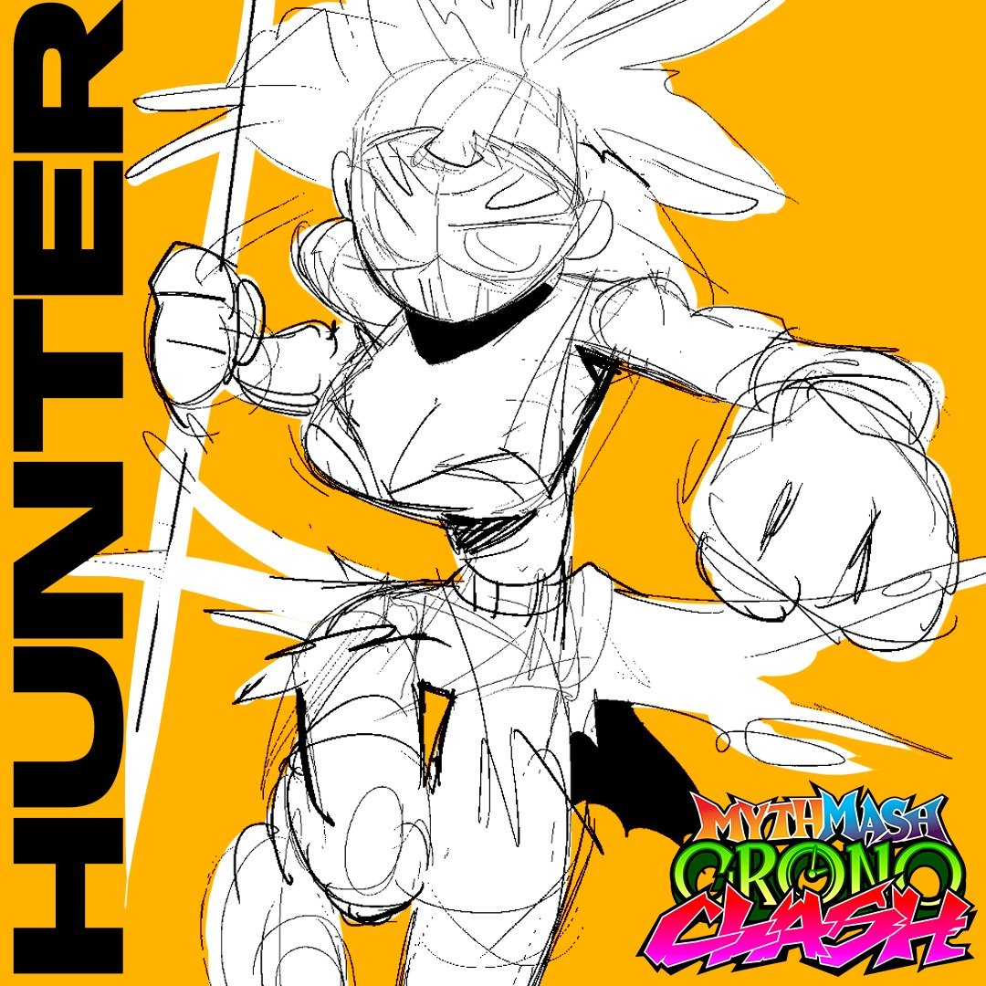 My Valentines day gift to YOU is... NEW MYTH MASH ART!! Enjoy an early first look at the new starter heroes coming to Myth Mash Crono Clash! All created by the fantastic @kosena_master :) Keep in mind these are just sketches so nothing is final (incl